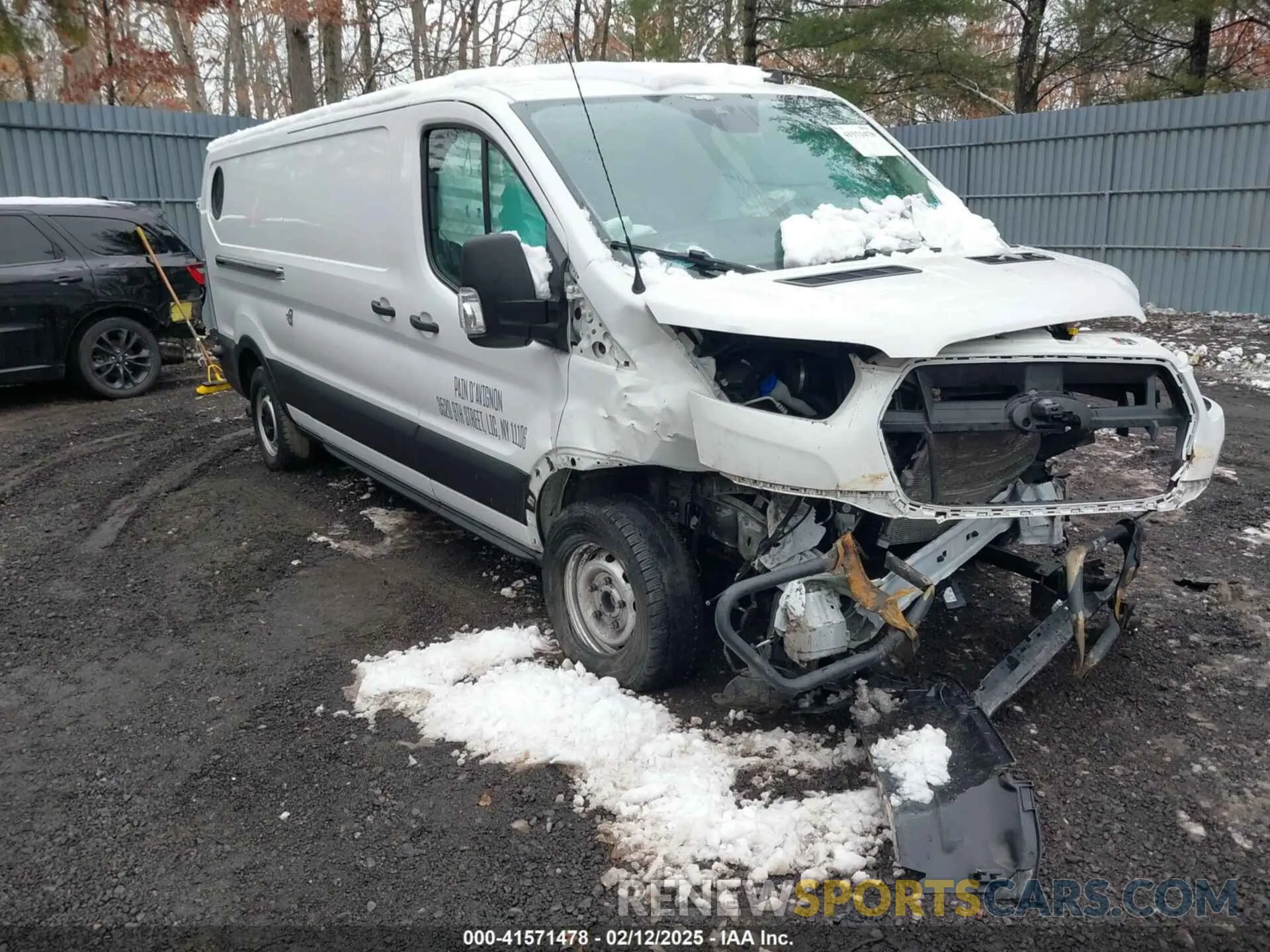 1 Photograph of a damaged car 1FTYE1Y86LKA08570 FORD TRANSIT-150 2020