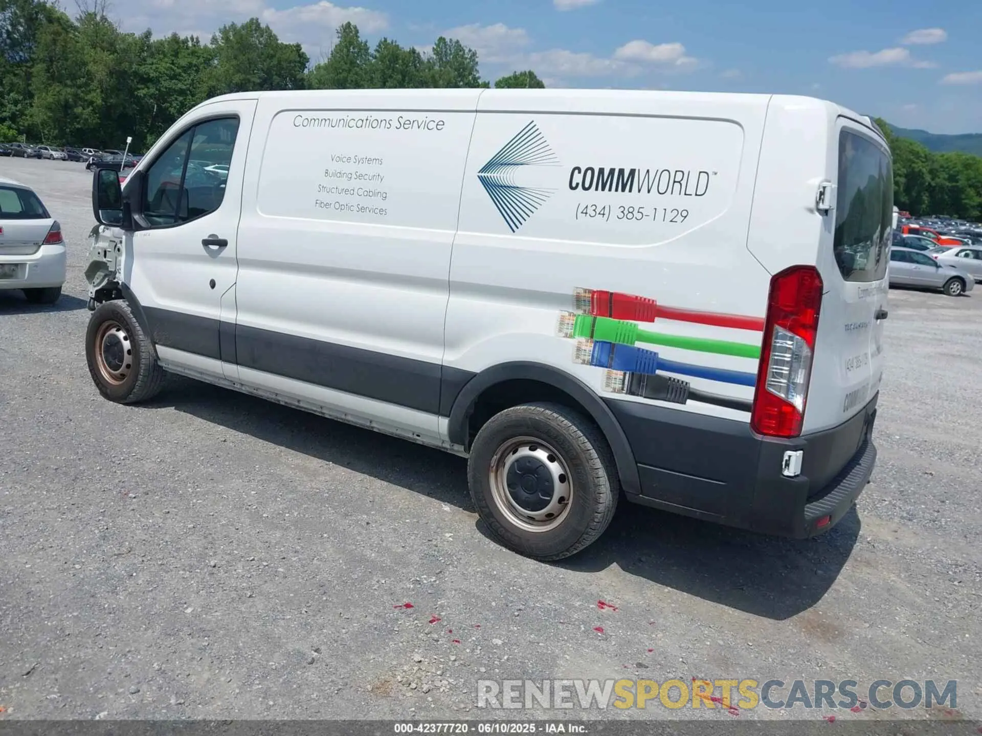 3 Photograph of a damaged car 1FTYE1Y82MKA02296 FORD TRANSIT-150 2021