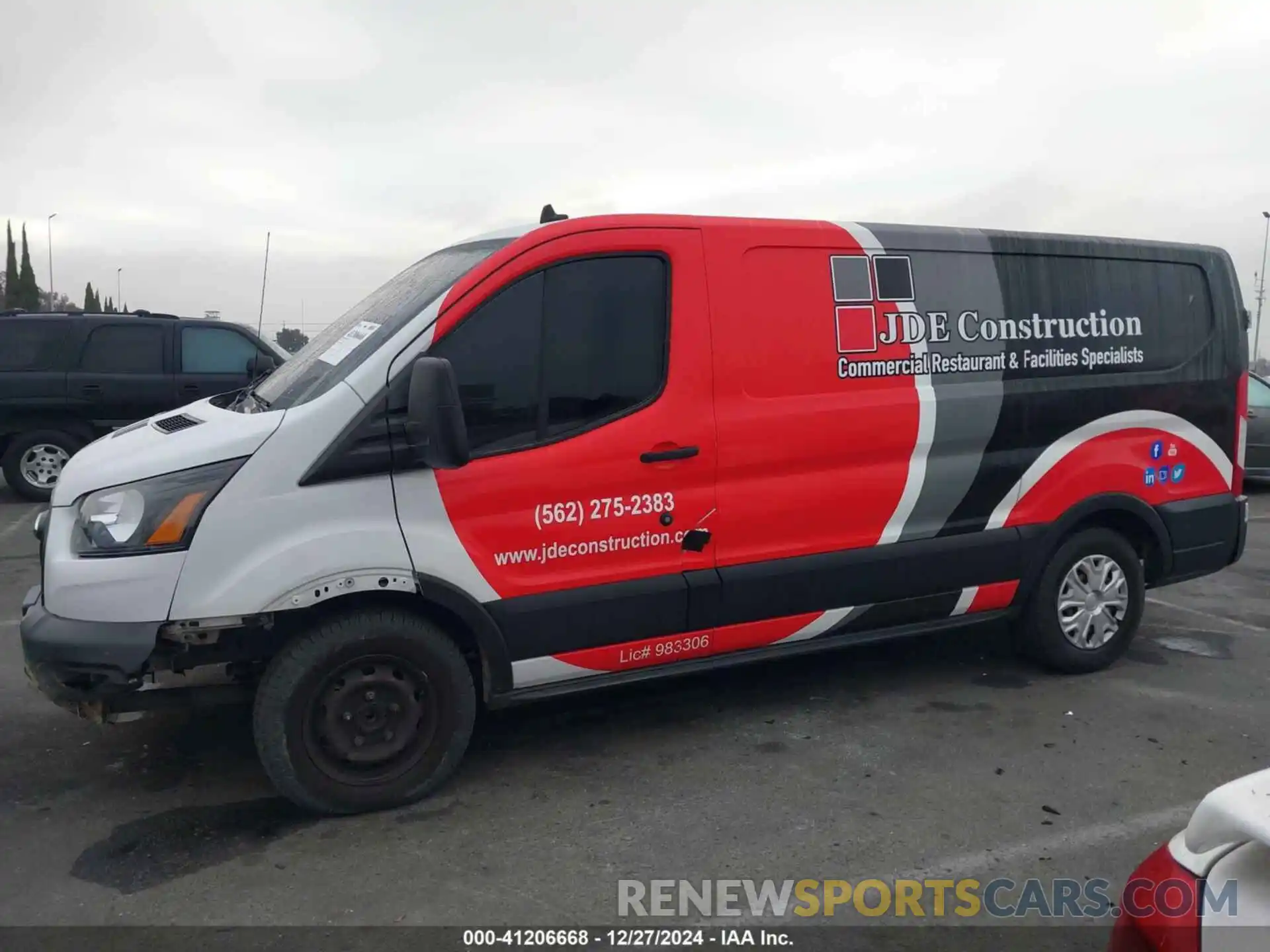 14 Photograph of a damaged car 1FTYE1Y83MKA07989 FORD TRANSIT-150 2021