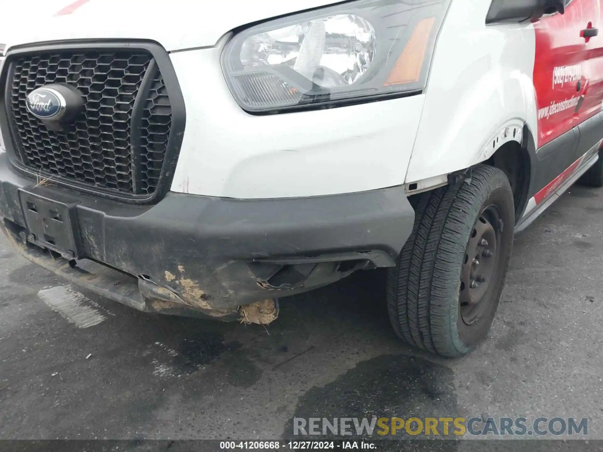 6 Photograph of a damaged car 1FTYE1Y83MKA07989 FORD TRANSIT-150 2021