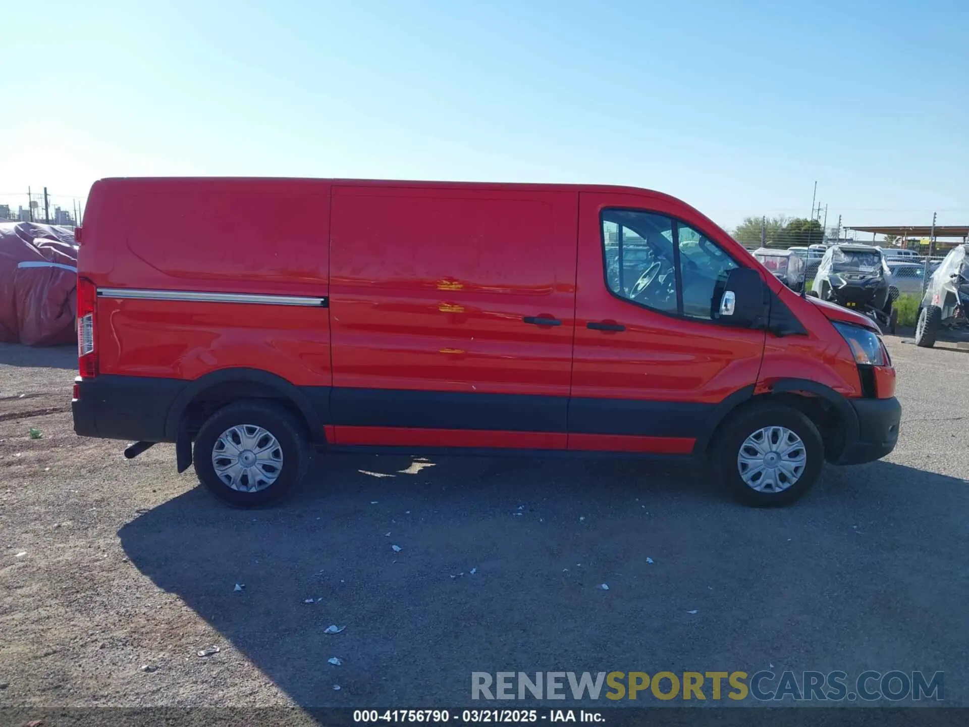 13 Photograph of a damaged car 1FTYE1Y80PKB93303 FORD TRANSIT-150 2023