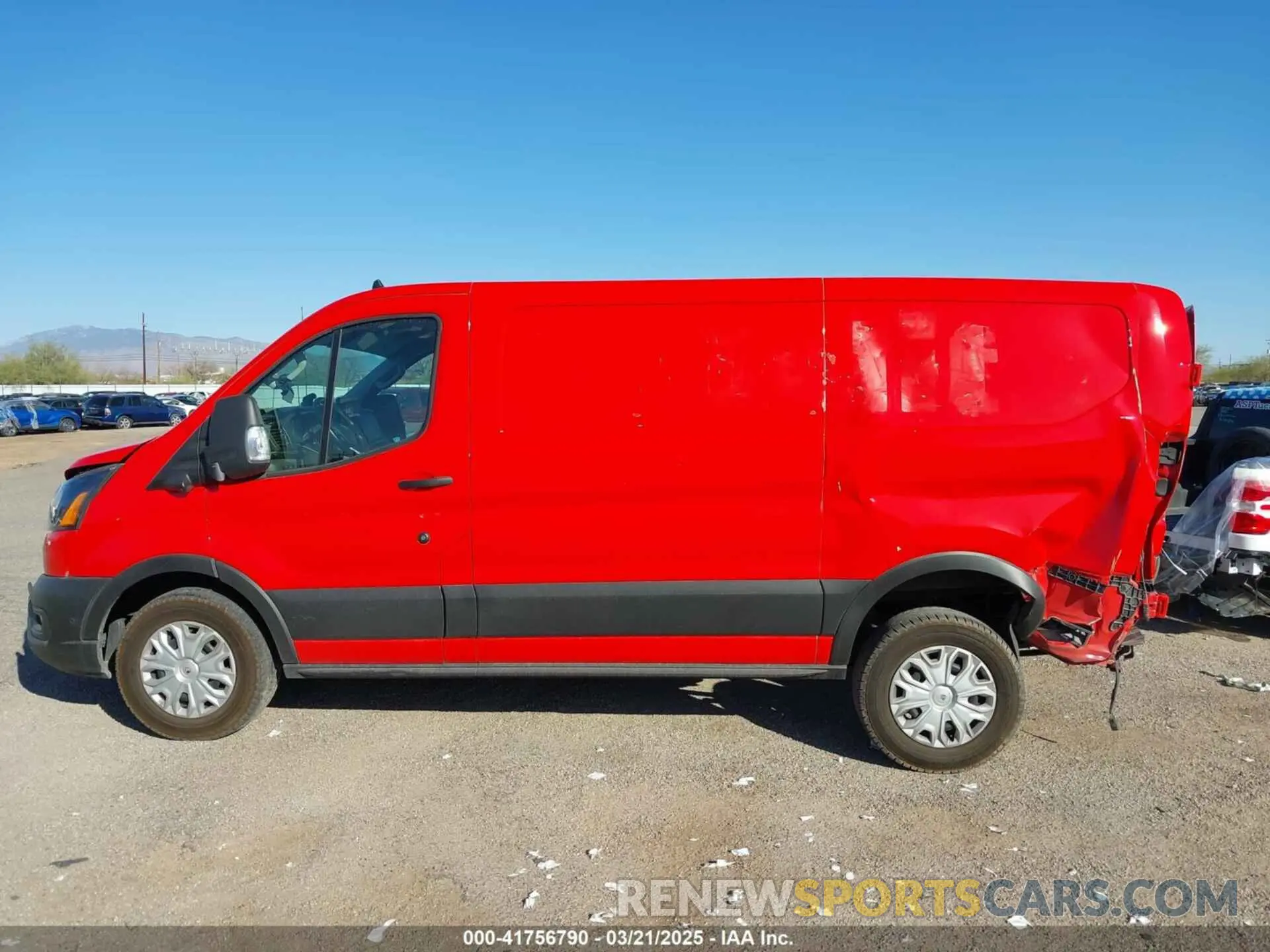 14 Photograph of a damaged car 1FTYE1Y80PKB93303 FORD TRANSIT-150 2023
