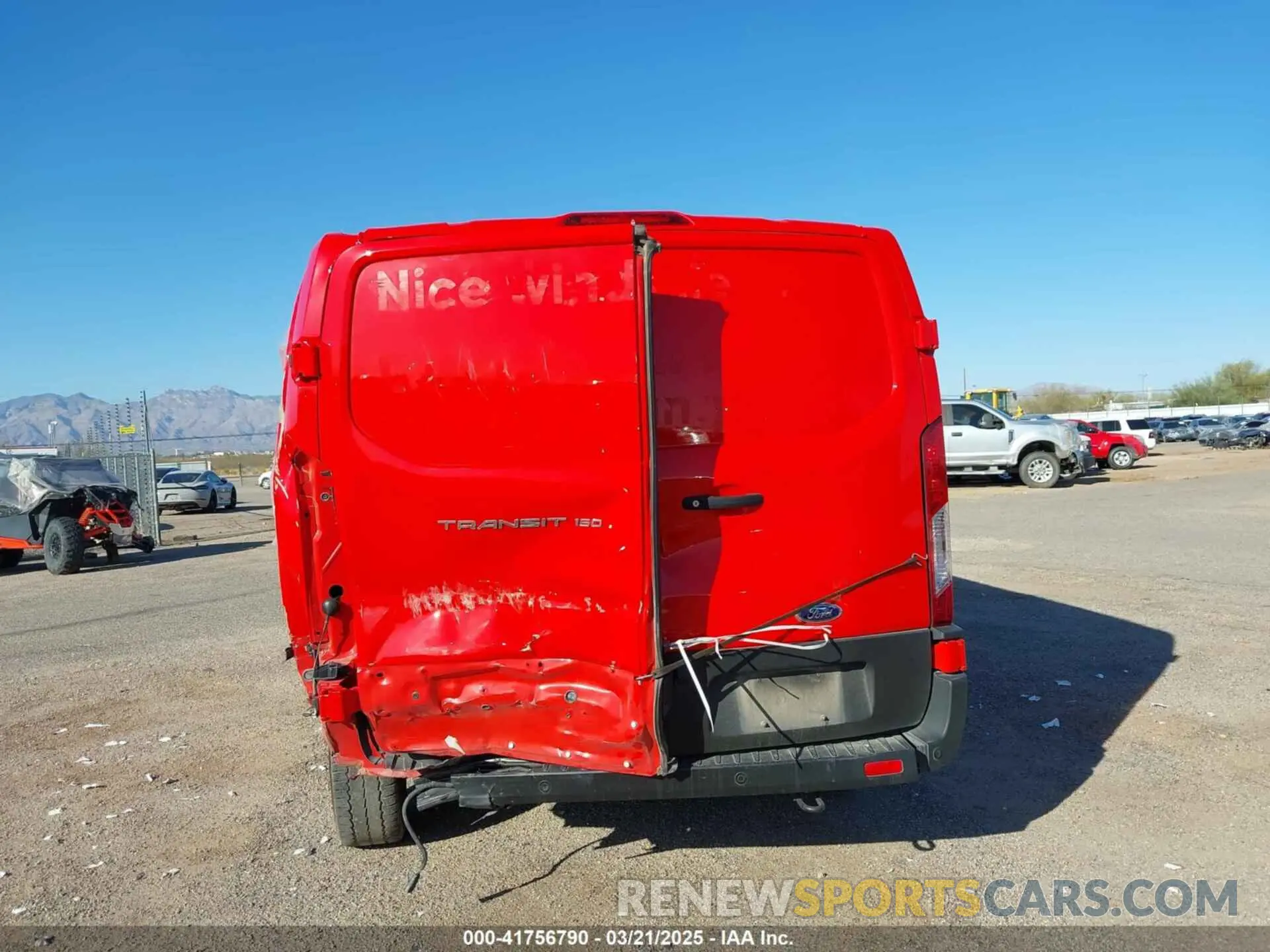 16 Photograph of a damaged car 1FTYE1Y80PKB93303 FORD TRANSIT-150 2023