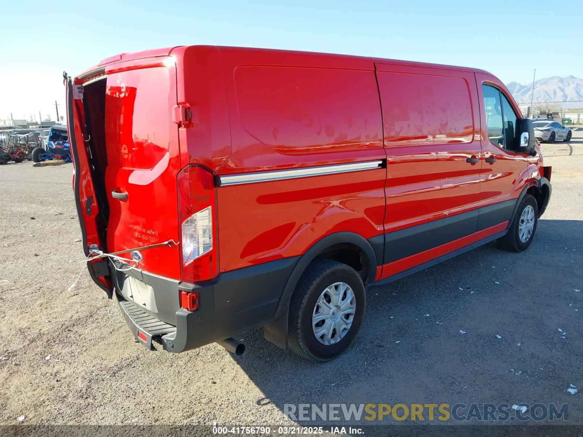 4 Photograph of a damaged car 1FTYE1Y80PKB93303 FORD TRANSIT-150 2023
