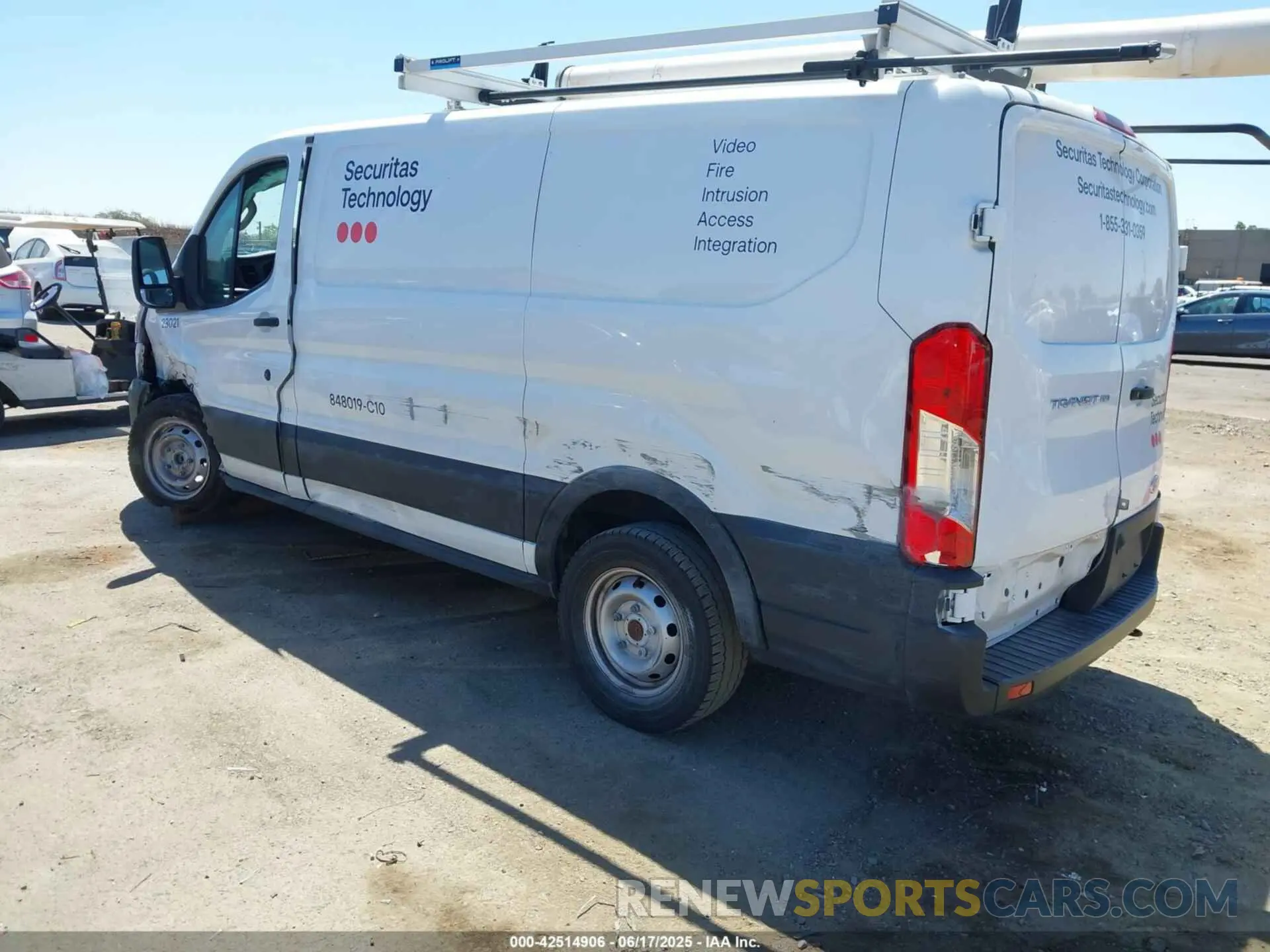 3 Photograph of a damaged car 1FTYE1Y81PKB53926 FORD TRANSIT-150 2023