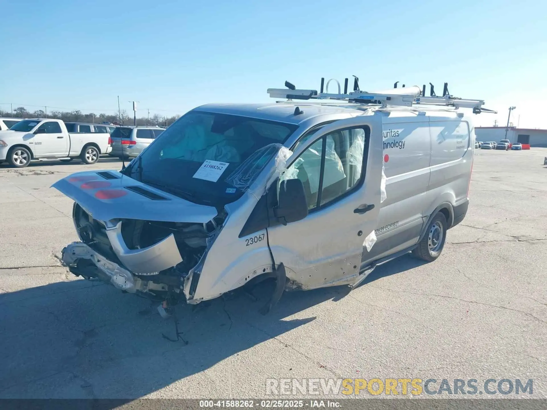 2 Photograph of a damaged car 1FTYE1Y85PKB94625 FORD TRANSIT-150 2023