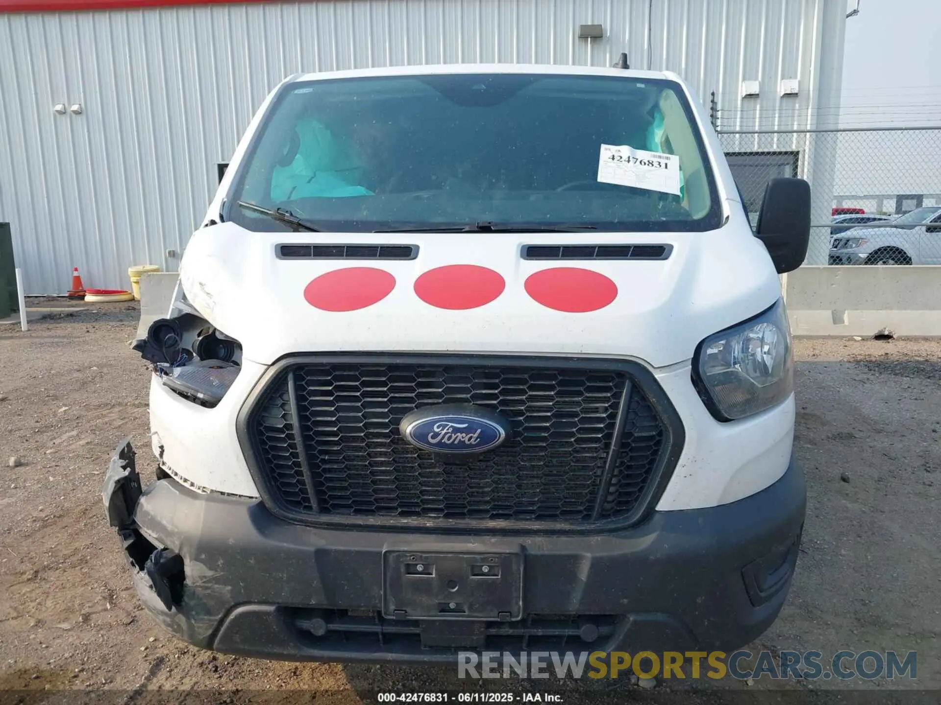 12 Photograph of a damaged car 1FTYE2Y8XPKB54210 FORD TRANSIT-150 2023