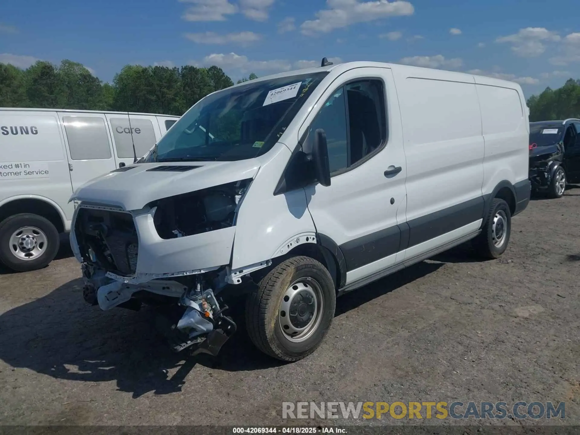 2 Photograph of a damaged car 1FTYE1Y80RKB18748 FORD TRANSIT-150 2024