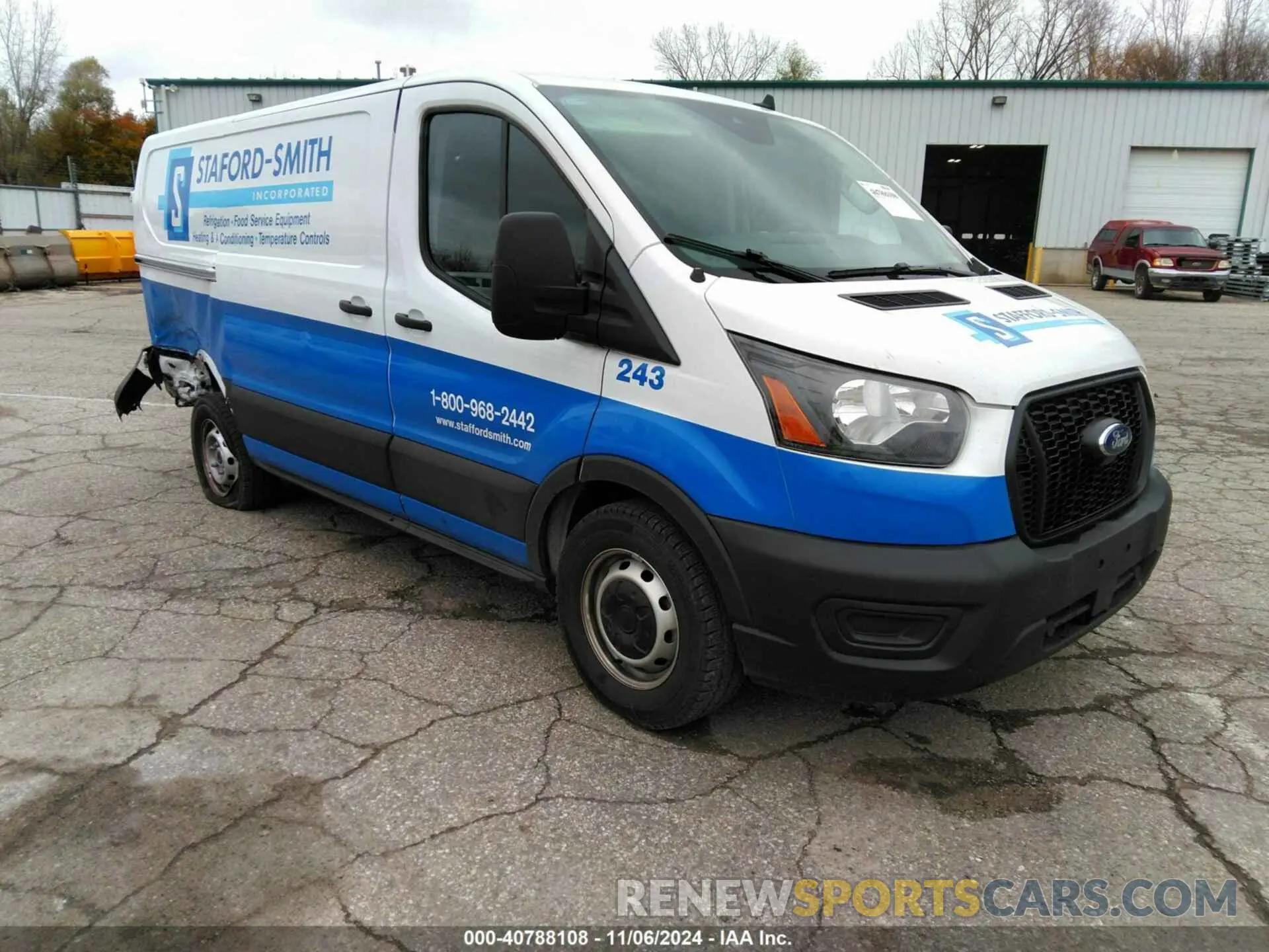 1 Photograph of a damaged car 1FTYE1Y89RKA72434 FORD TRANSIT-150 CARGO VAN 2024