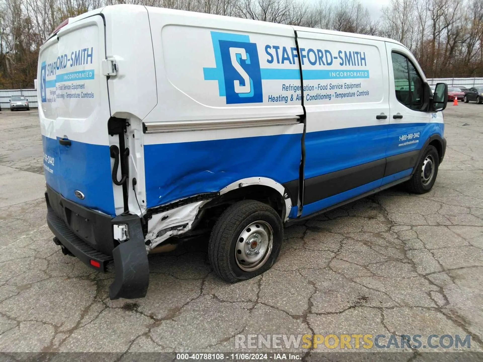 4 Photograph of a damaged car 1FTYE1Y89RKA72434 FORD TRANSIT-150 CARGO VAN 2024