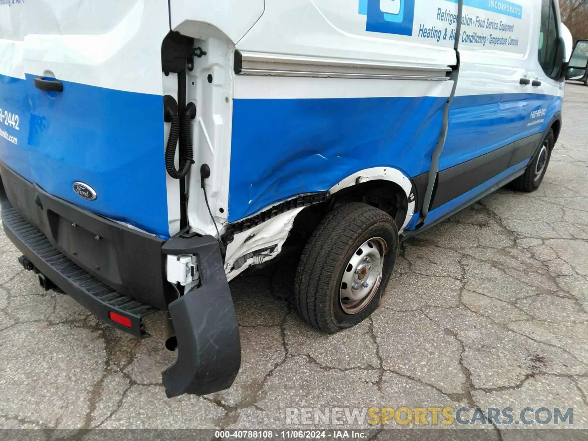 6 Photograph of a damaged car 1FTYE1Y89RKA72434 FORD TRANSIT-150 CARGO VAN 2024