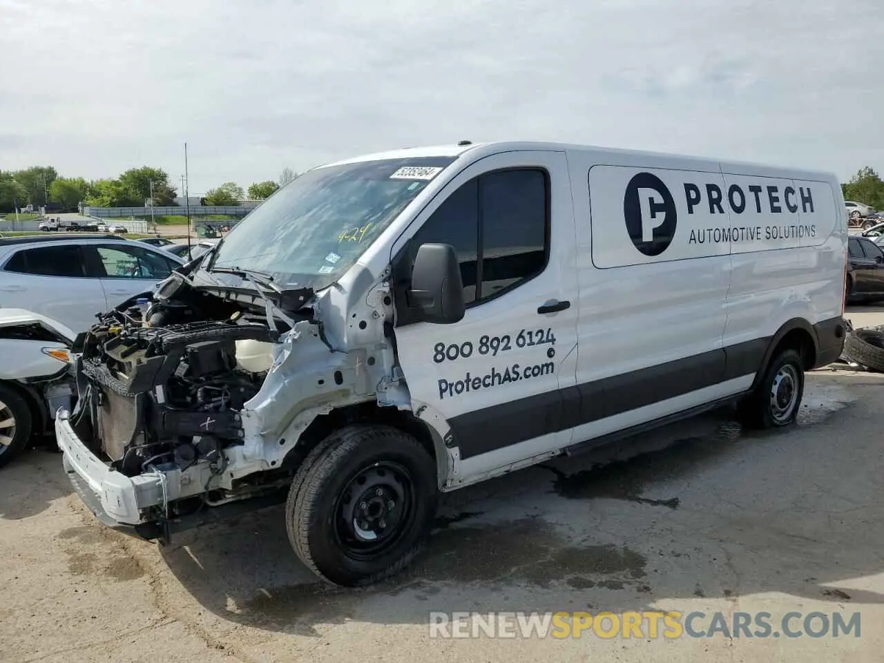 1 Photograph of a damaged car 1FBZX2YG1KKB55622 FORD TRANSIT 2019