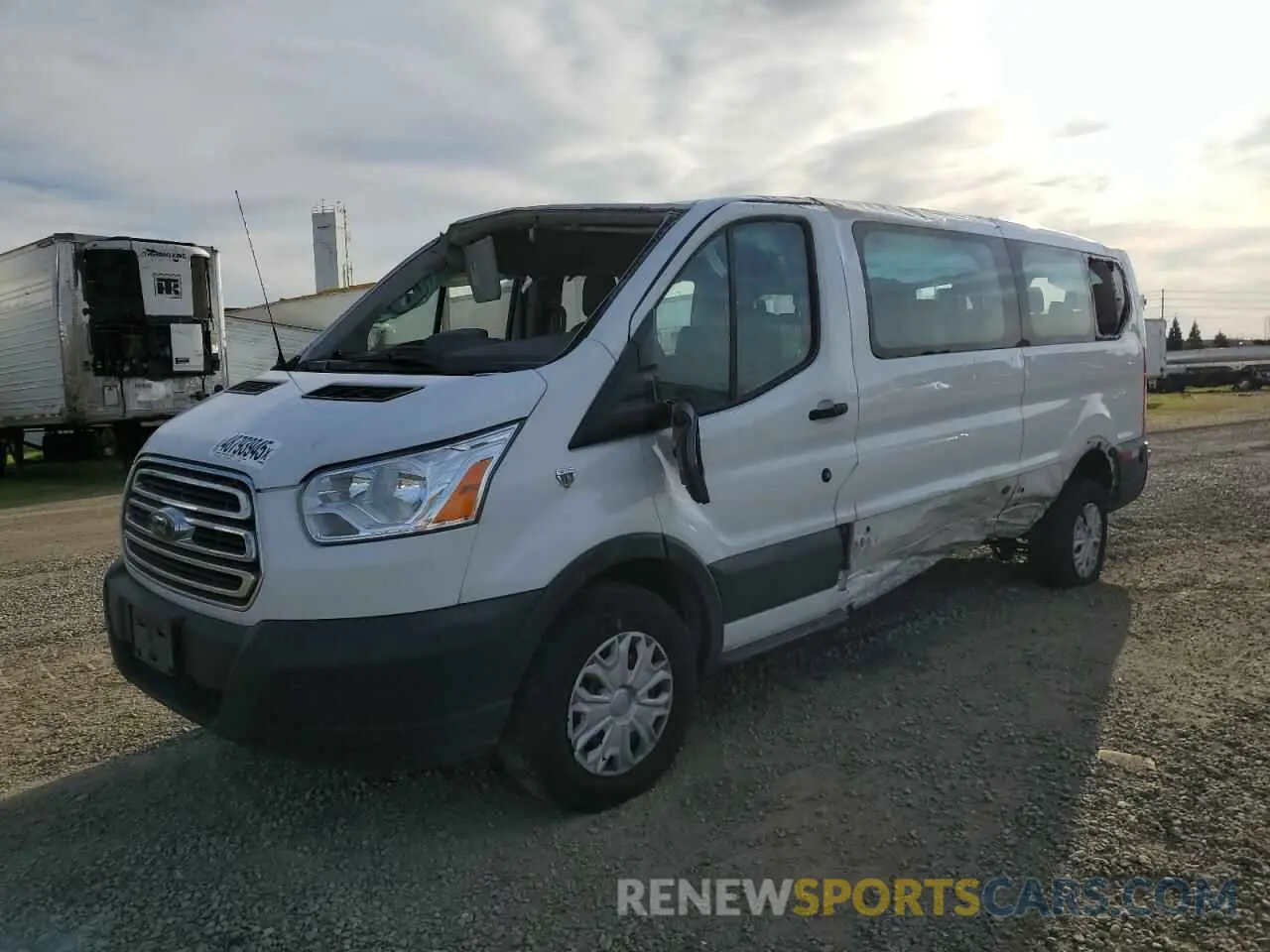 1 Photograph of a damaged car 1FBZX2ZM1KKA31922 FORD TRANSIT 2019