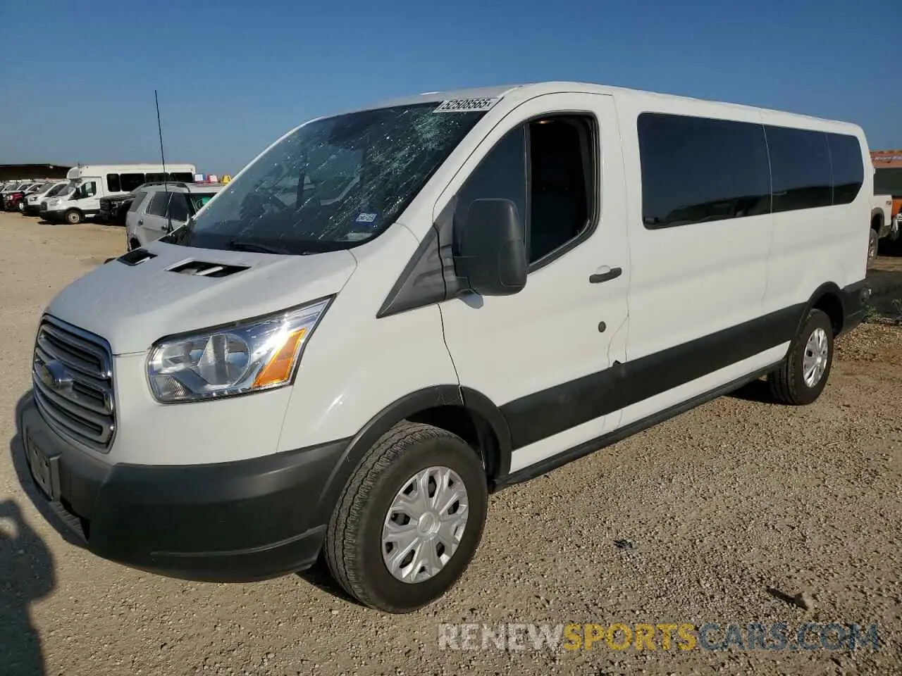 1 Photograph of a damaged car 1FBZX2ZM1KKB25105 FORD TRANSIT 2019