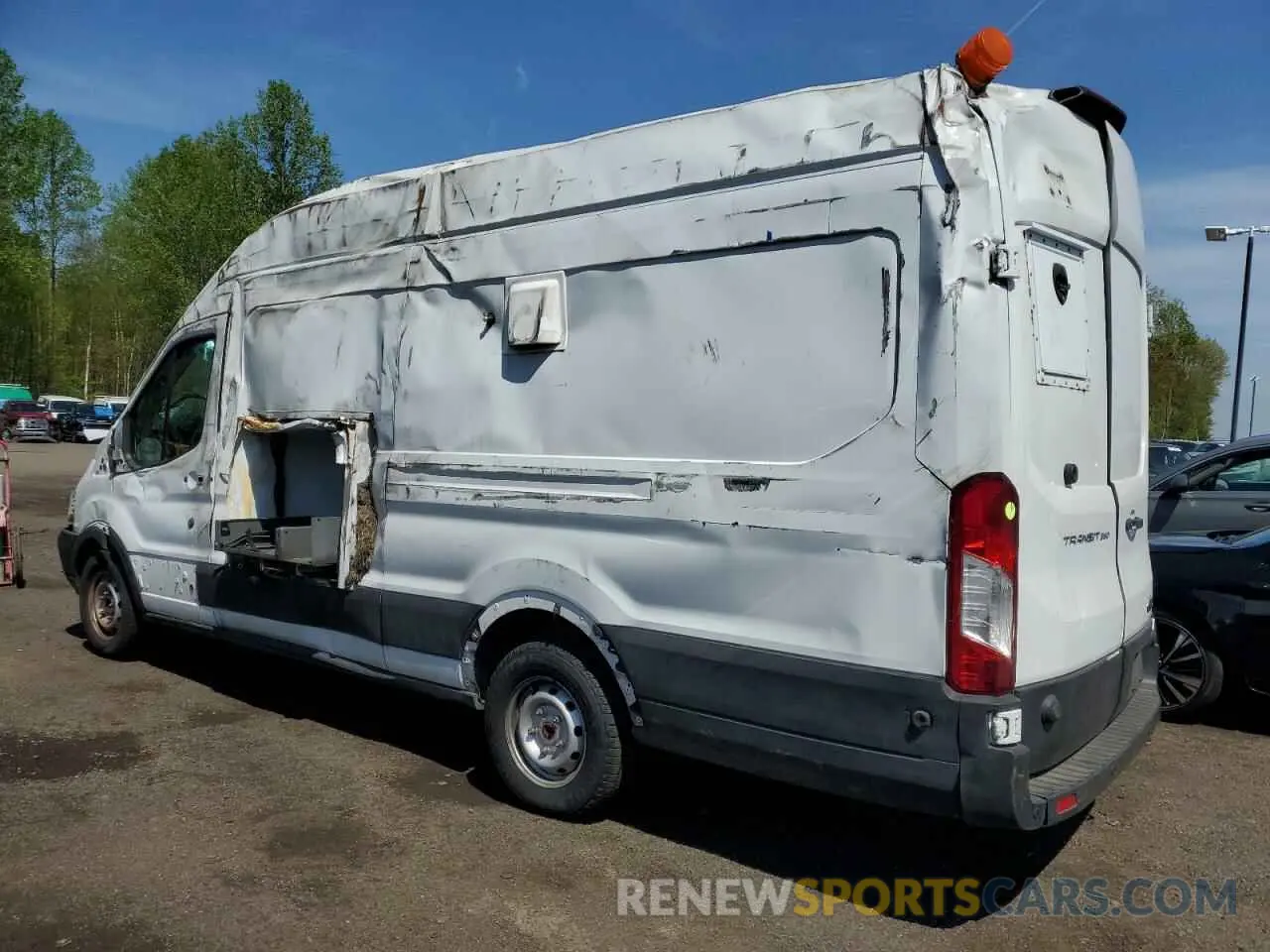 2 Photograph of a damaged car 1FTBW3XM7KKA95410 FORD TRANSIT 2019