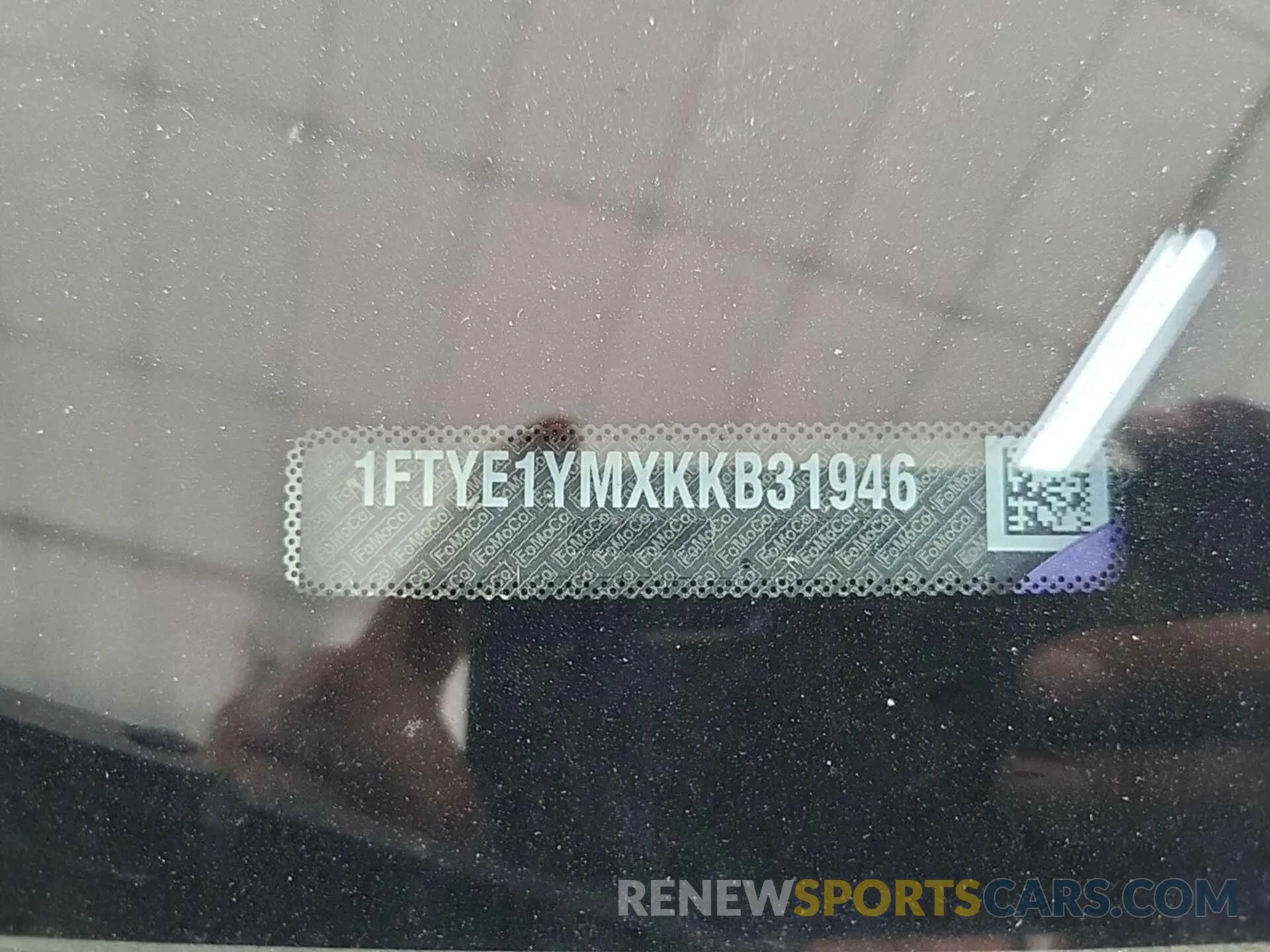 1 Photograph of a damaged car 1FTYE1YMXKKB31946 FORD TRANSIT 2019