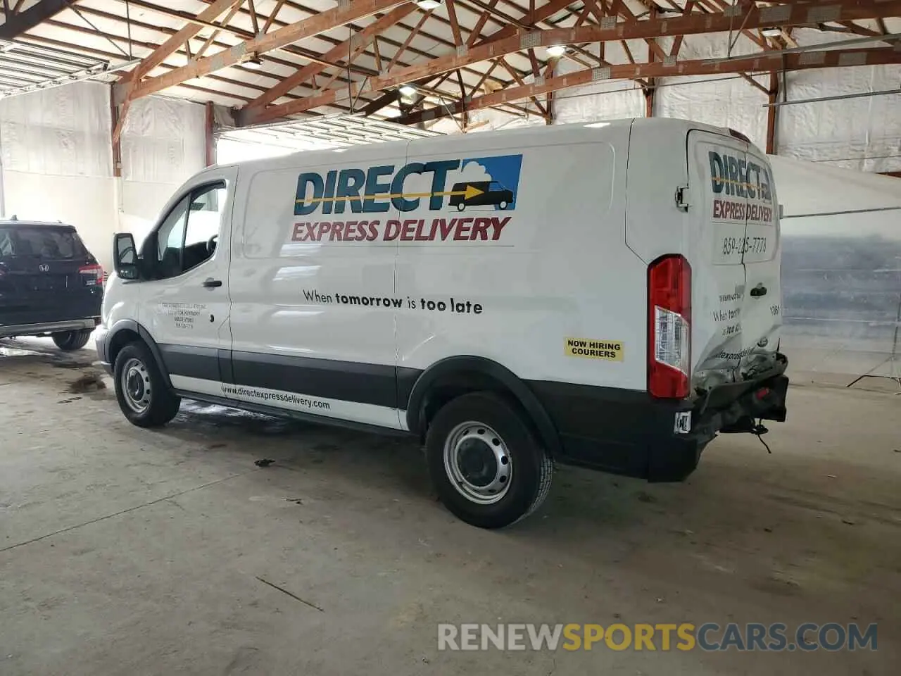 2 Photograph of a damaged car 1FTYE1YMXKKB70973 FORD TRANSIT 2019