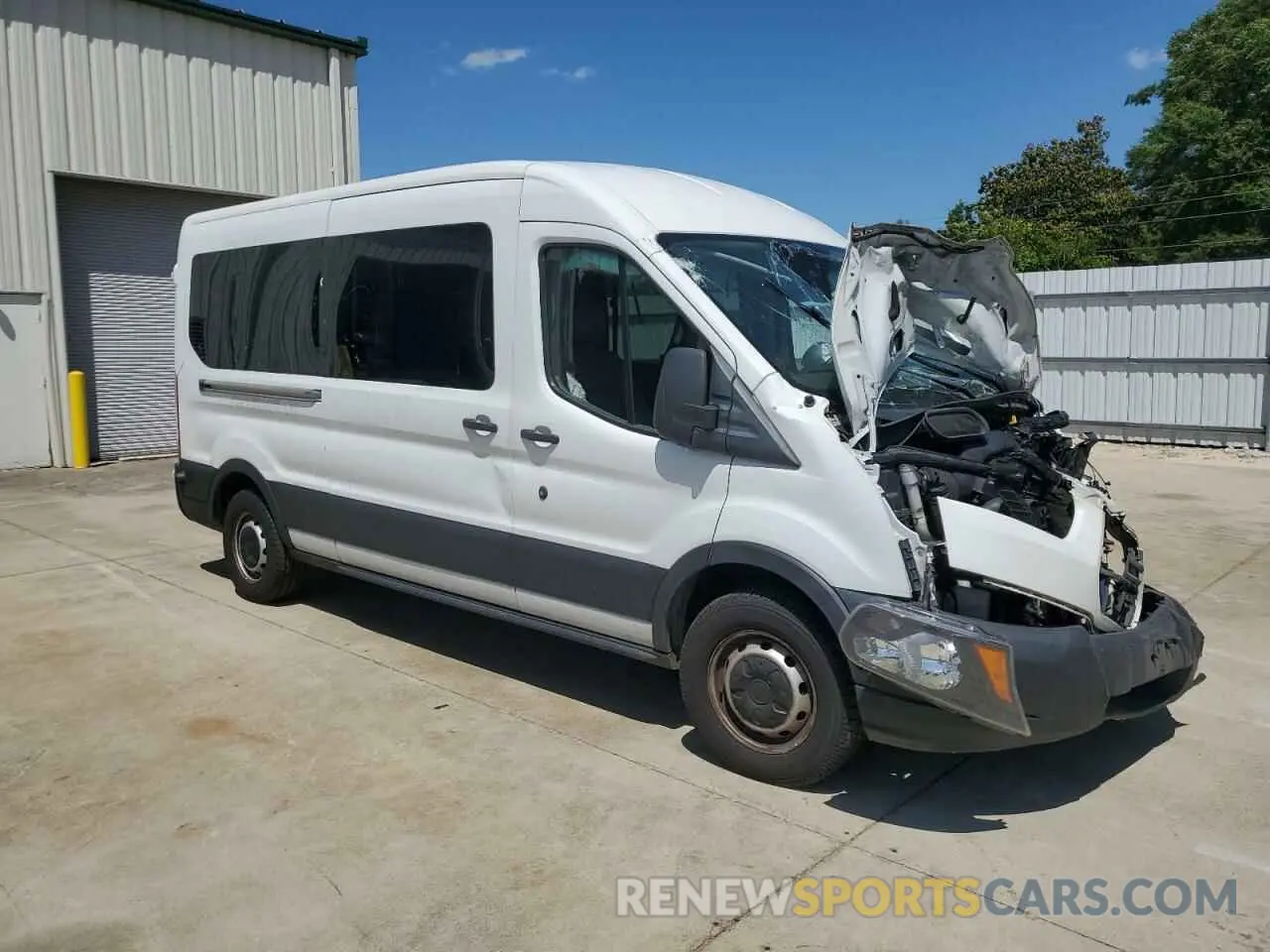 4 Photograph of a damaged car 1FTYE2CM7KKA21210 FORD TRANSIT 2019