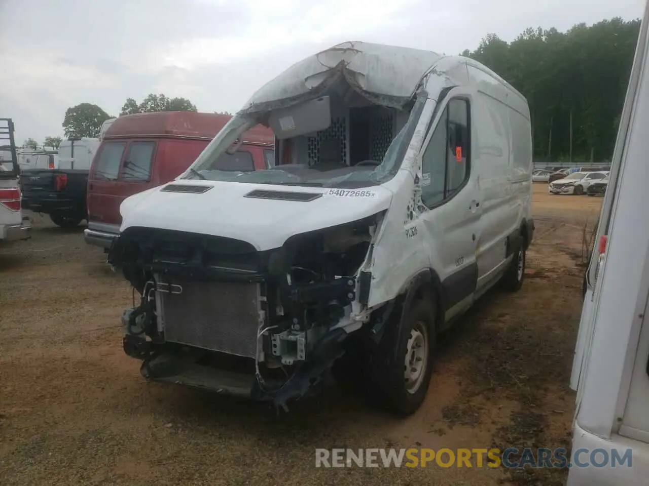1 Photograph of a damaged car 1FTYE2CM7KKB35451 FORD TRANSIT 2019