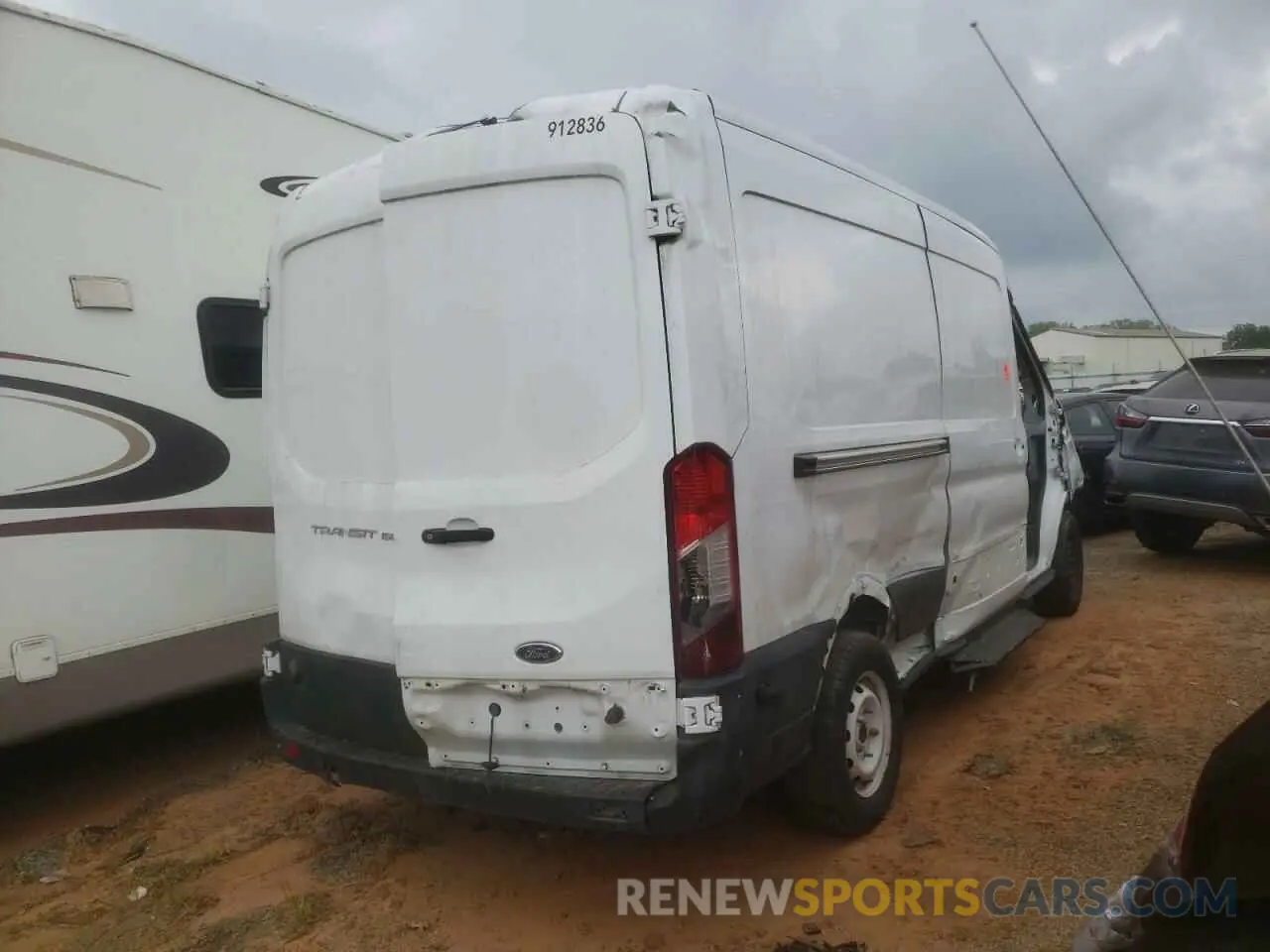 3 Photograph of a damaged car 1FTYE2CM7KKB35451 FORD TRANSIT 2019