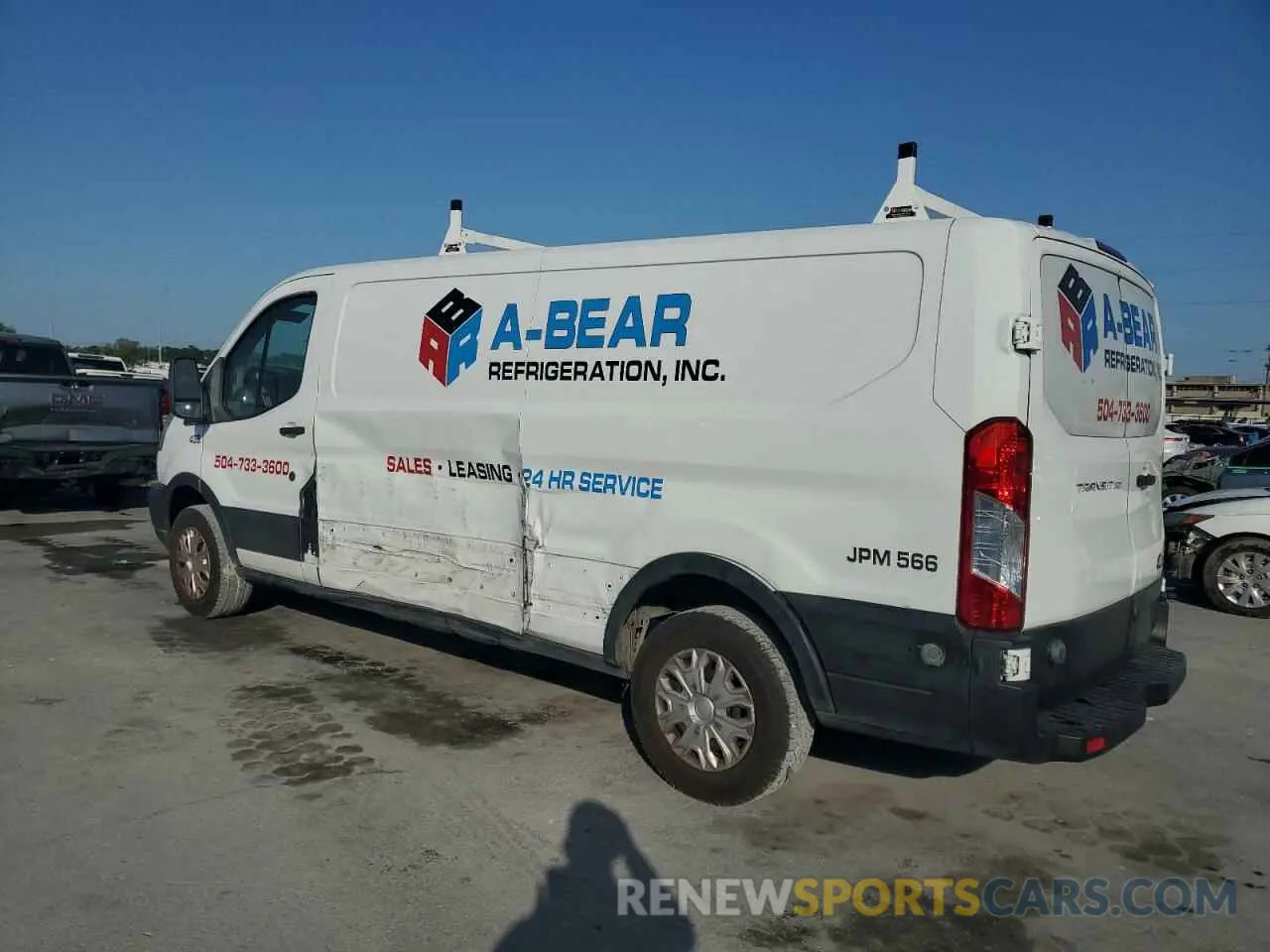 2 Photograph of a damaged car 1FTYE2YM1KKB15026 FORD TRANSIT 2019