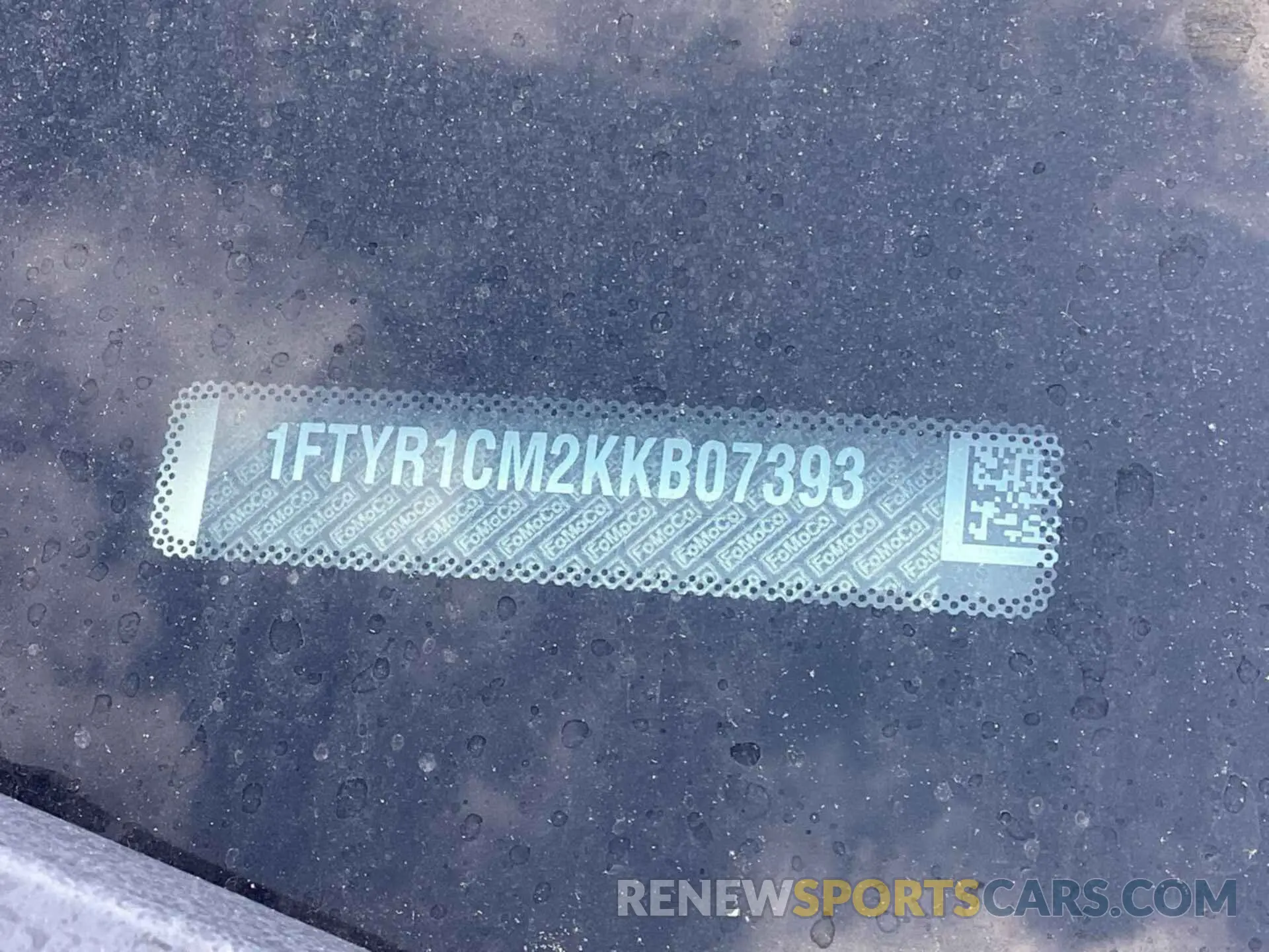 8 Photograph of a damaged car 1FTYR1CM2KKB07393 FORD TRANSIT 2019