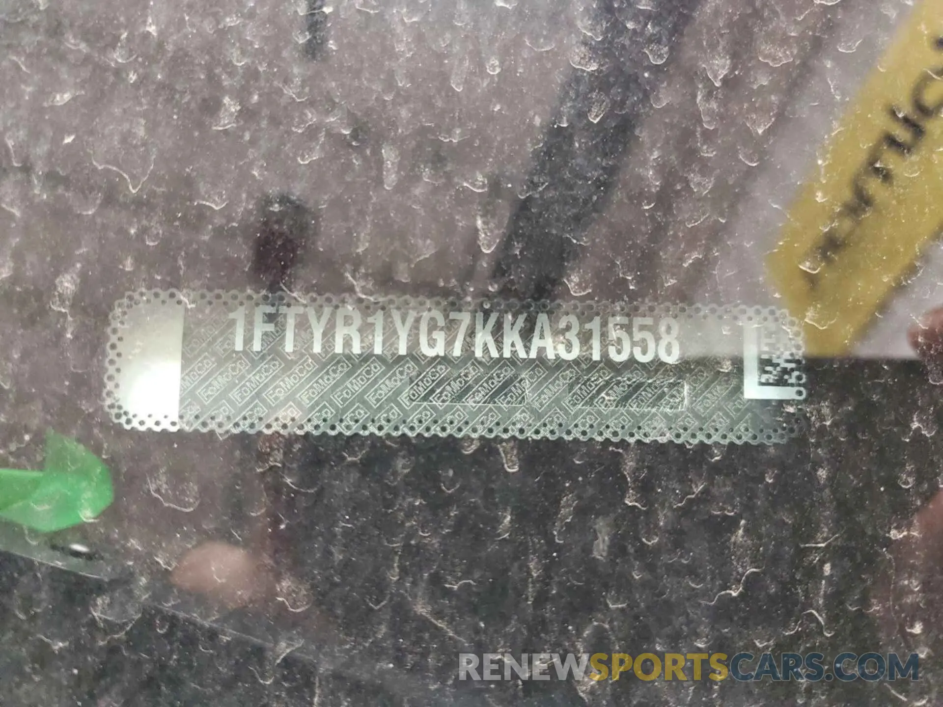 28 Photograph of a damaged car 1FTYR1YG7KKA31558 FORD TRANSIT 2019