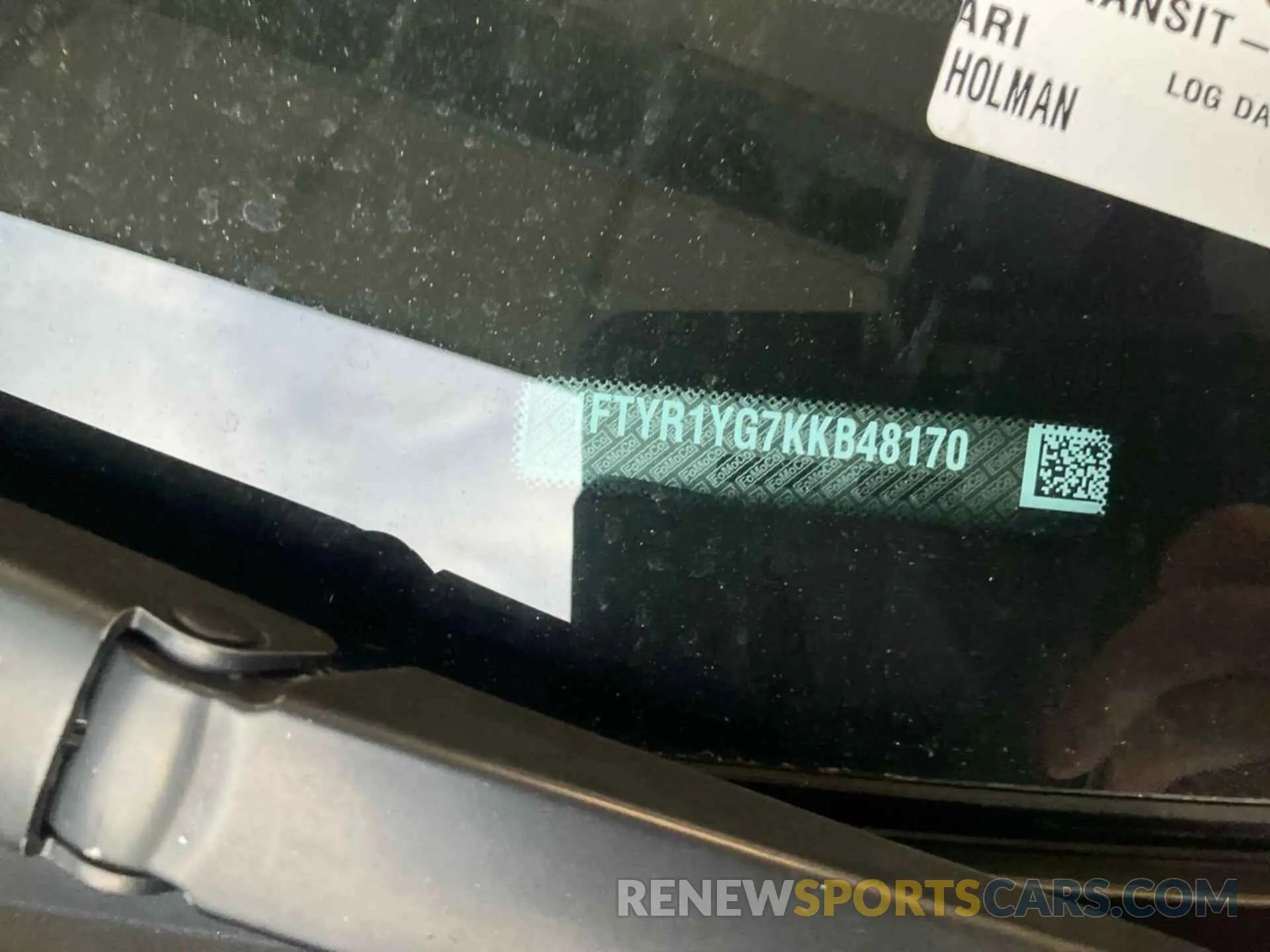5 Photograph of a damaged car 1FTYR1YG7KKB48170 FORD TRANSIT 2019