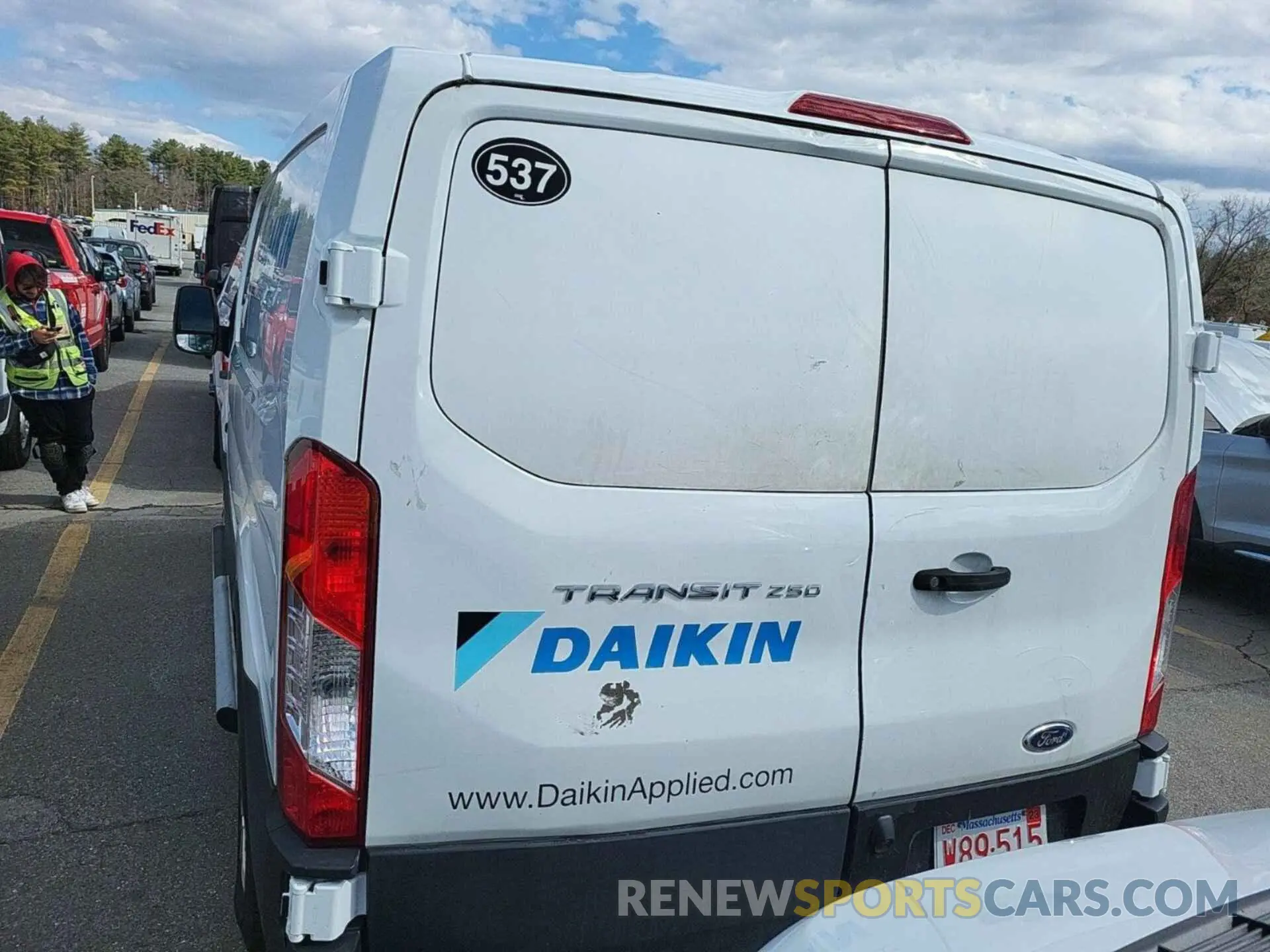 56 Photograph of a damaged car 1FTYR1YM2KKB51144 FORD TRANSIT 2019
