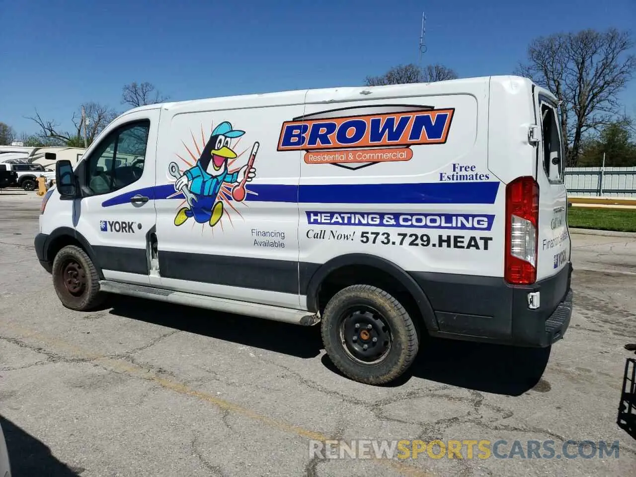2 Photograph of a damaged car 1FTYR1ZM1KKB34575 FORD TRANSIT 2019