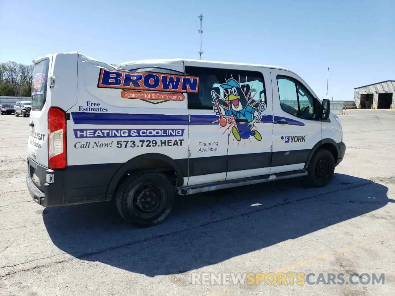 3 Photograph of a damaged car 1FTYR1ZM1KKB34575 FORD TRANSIT 2019