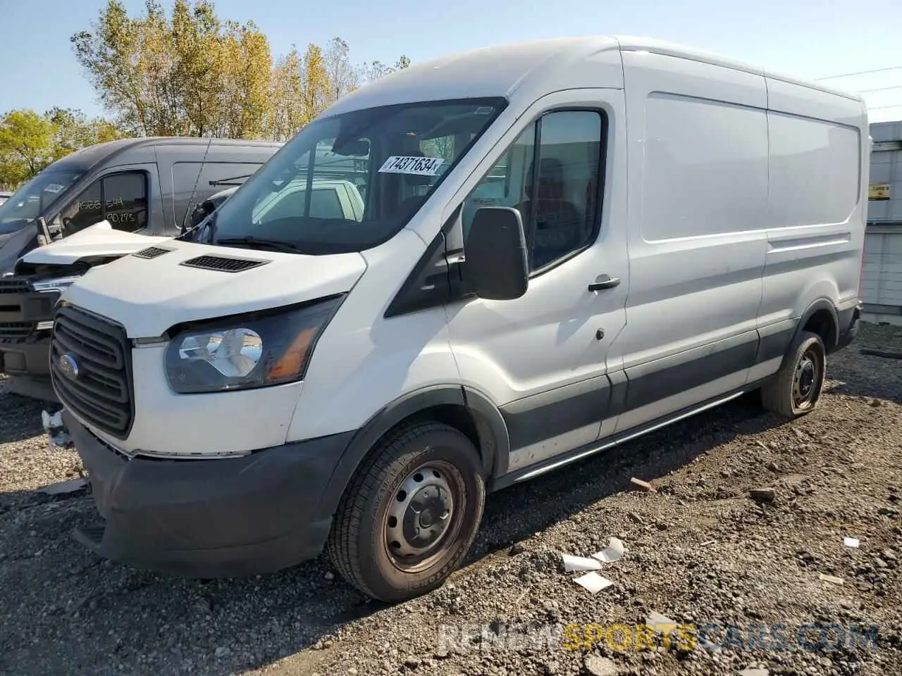 1 Photograph of a damaged car 1FTYR2CM2KKB66496 FORD TRANSIT 2019