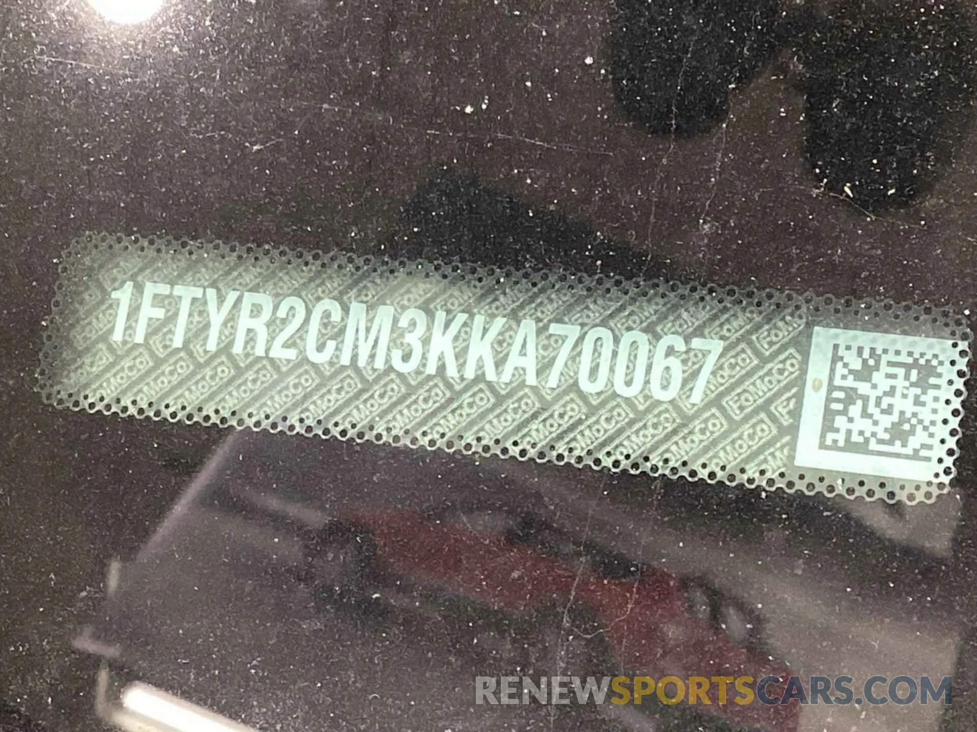 20 Photograph of a damaged car 1FTYR2CM3KKA70067 FORD TRANSIT 2019