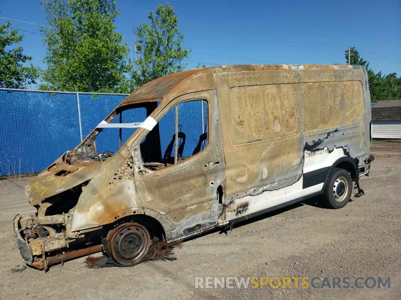 1 Photograph of a damaged car 1FTYR2CM6KKB29791 FORD TRANSIT 2019