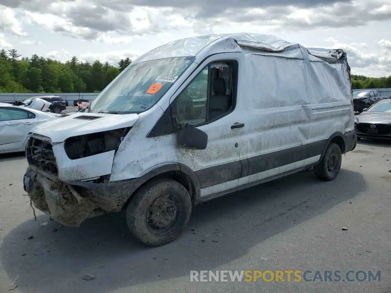 1 Photograph of a damaged car 1FTYR2CM8KKB29971 FORD TRANSIT 2019