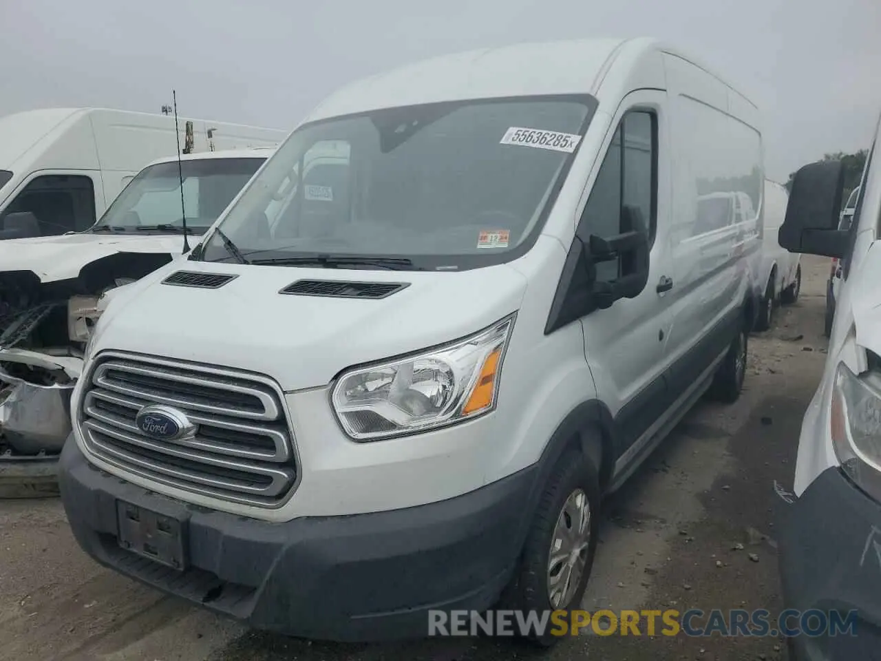 1 Photograph of a damaged car 1FTYR2CMXKKB08555 FORD TRANSIT 2019