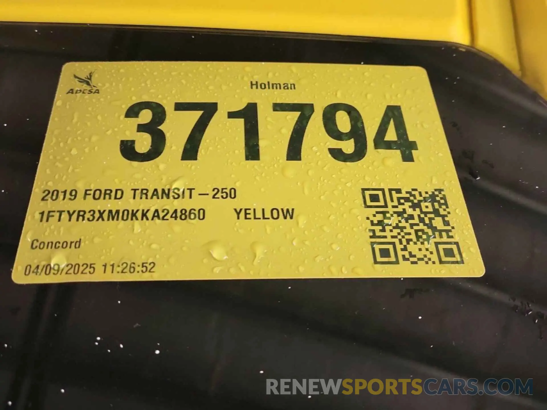 31 Photograph of a damaged car 1FTYR3XM0KKA24860 FORD TRANSIT 2019