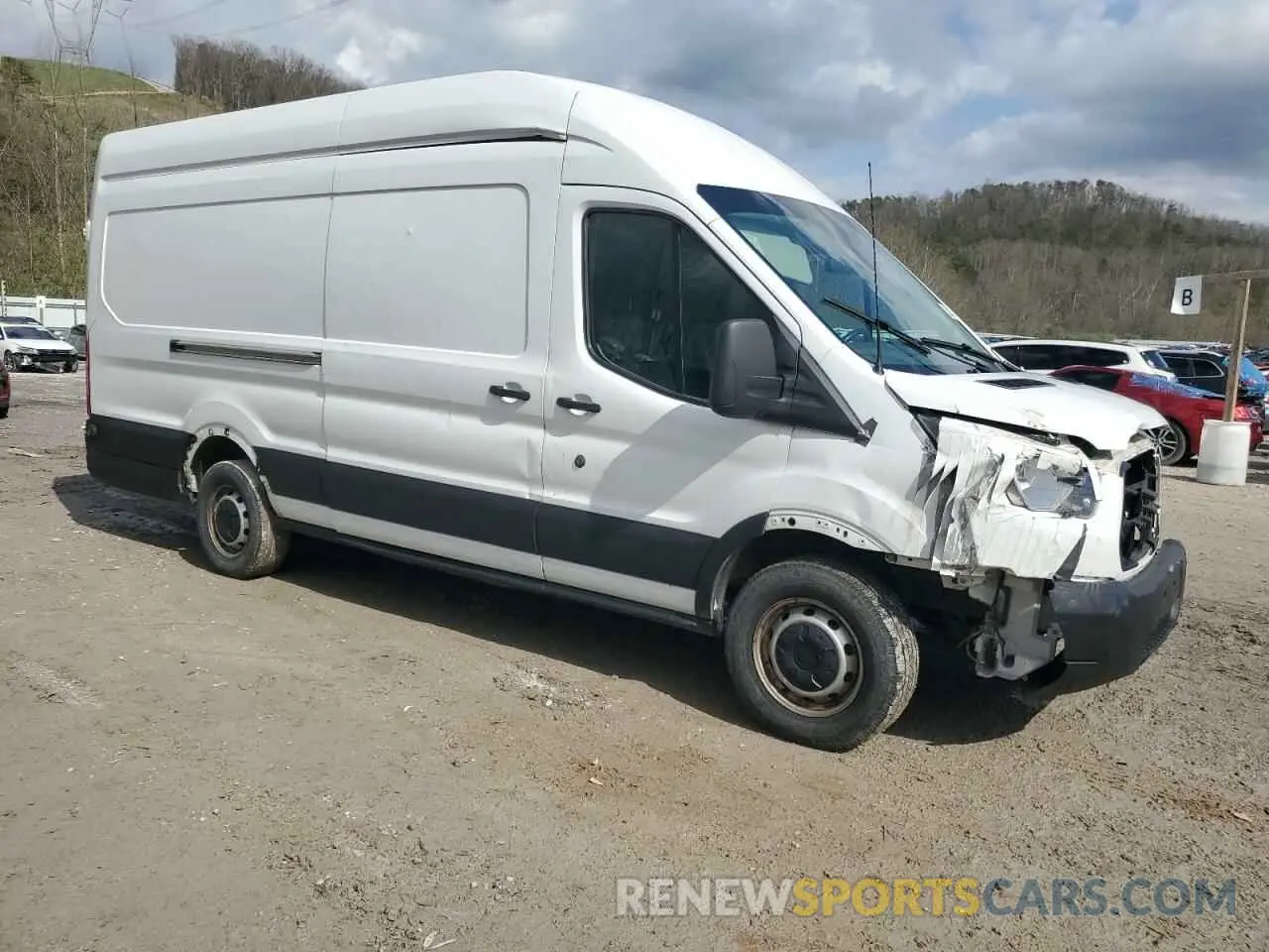 4 Photograph of a damaged car 1FTYR3XM8KKA60568 FORD TRANSIT 2019