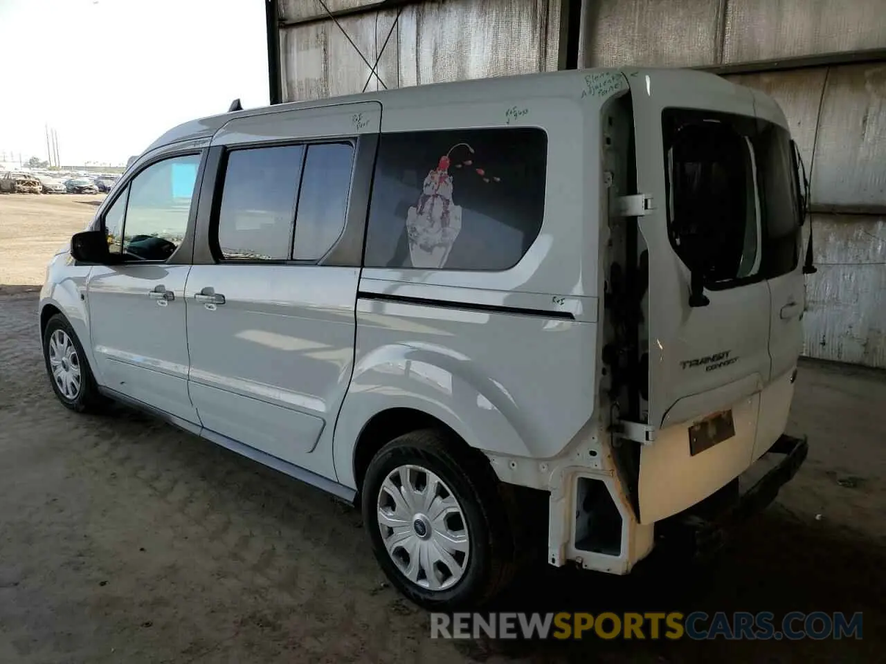 2 Photograph of a damaged car NM0GS9F23K1427351 FORD TRANSIT 2019
