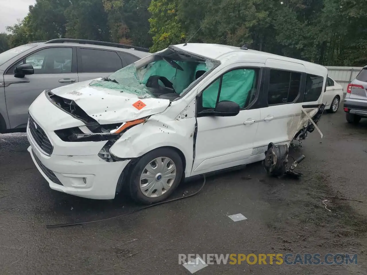 1 Photograph of a damaged car NM0GS9F24K1427441 FORD TRANSIT 2019