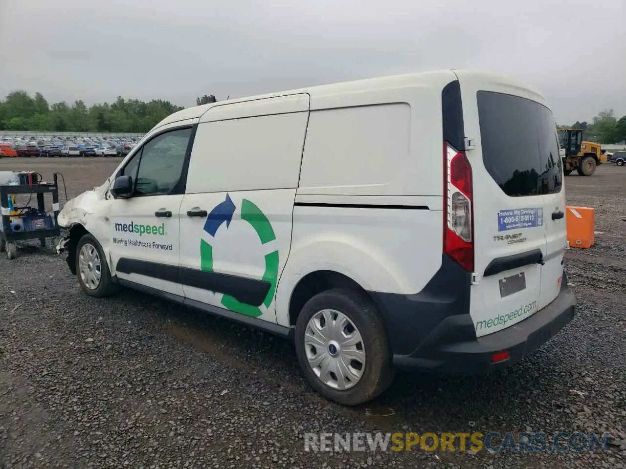 2 Photograph of a damaged car NM0LS7E20K1402847 FORD TRANSIT 2019