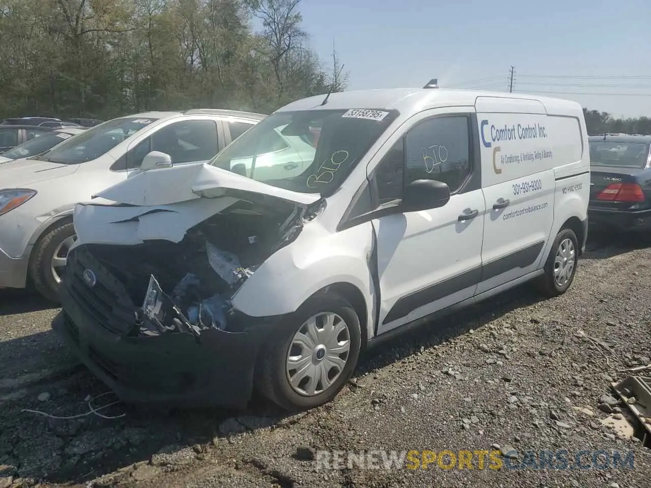 1 Photograph of a damaged car NM0LS7E20K1418272 FORD TRANSIT 2019