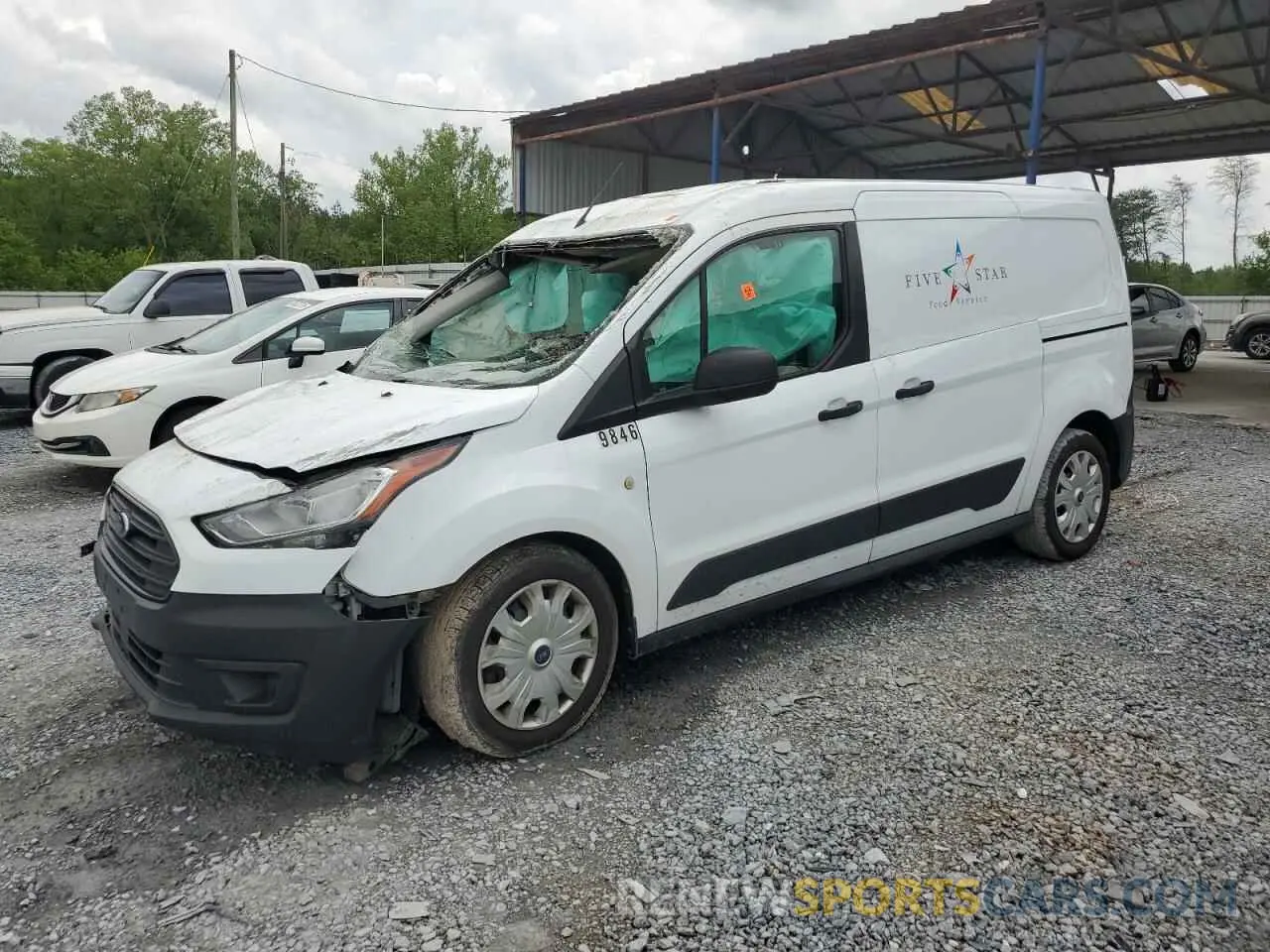 1 Photograph of a damaged car NM0LS7E26K1419846 FORD TRANSIT 2019