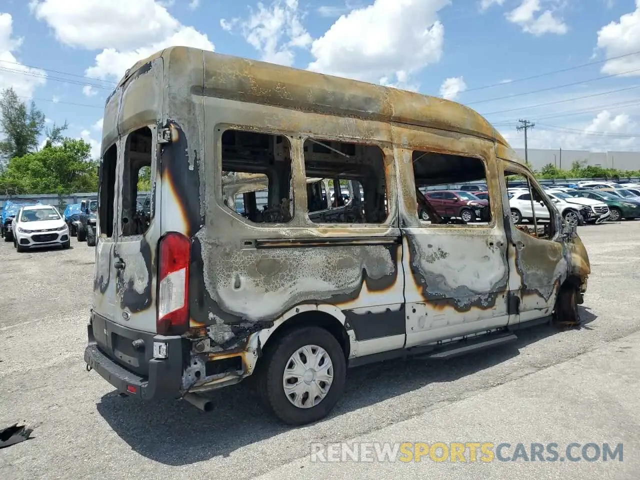 3 Photograph of a damaged car 1FBAX2X82LKA95861 FORD TRANSIT 2020