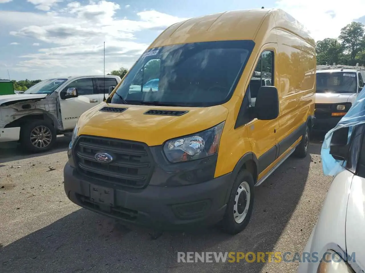 1 Photograph of a damaged car 1FTBR1X84LKA56841 FORD TRANSIT 2020