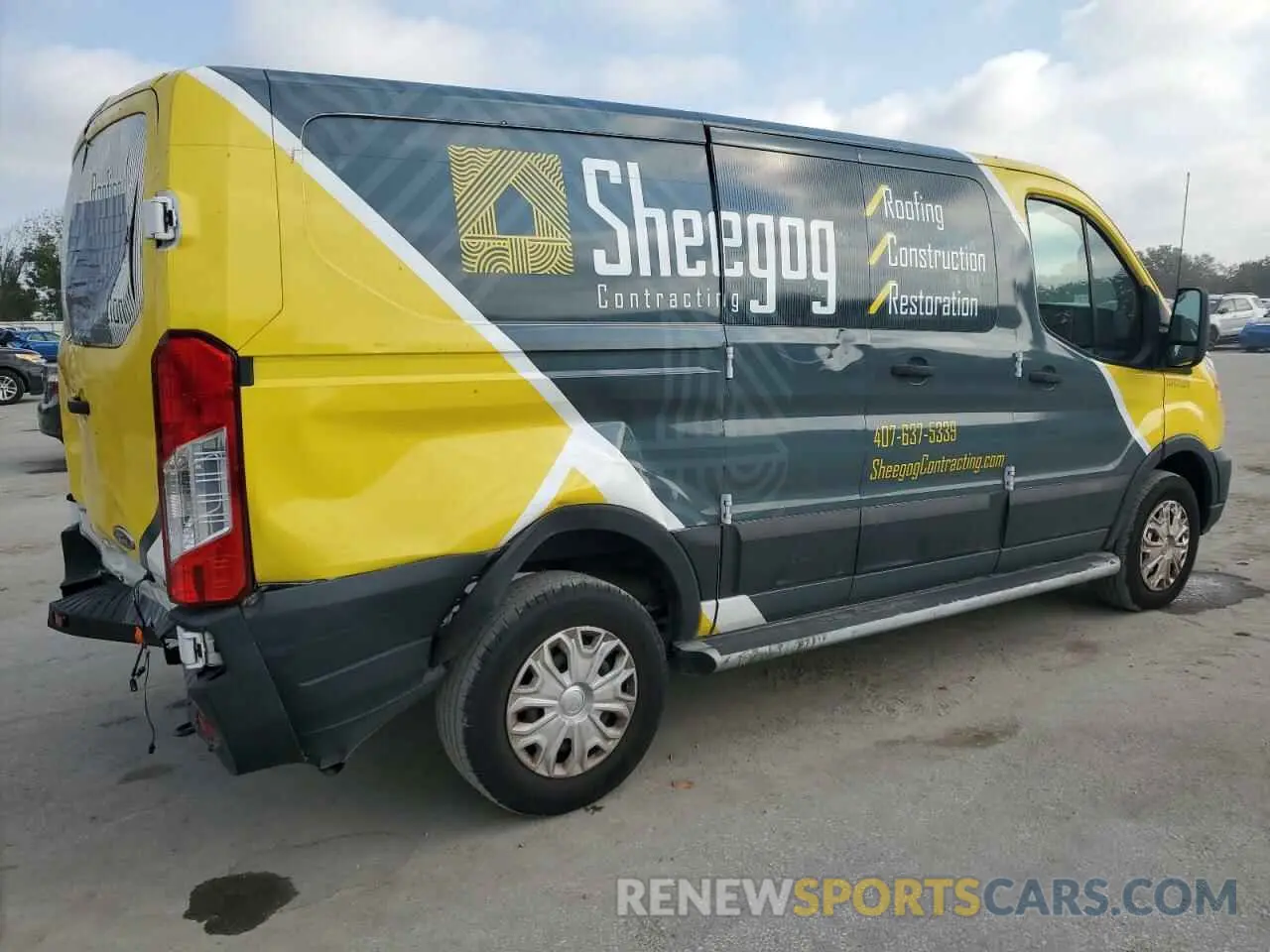 3 Photograph of a damaged car 1FTBR1Y81LKB14001 FORD TRANSIT 2020