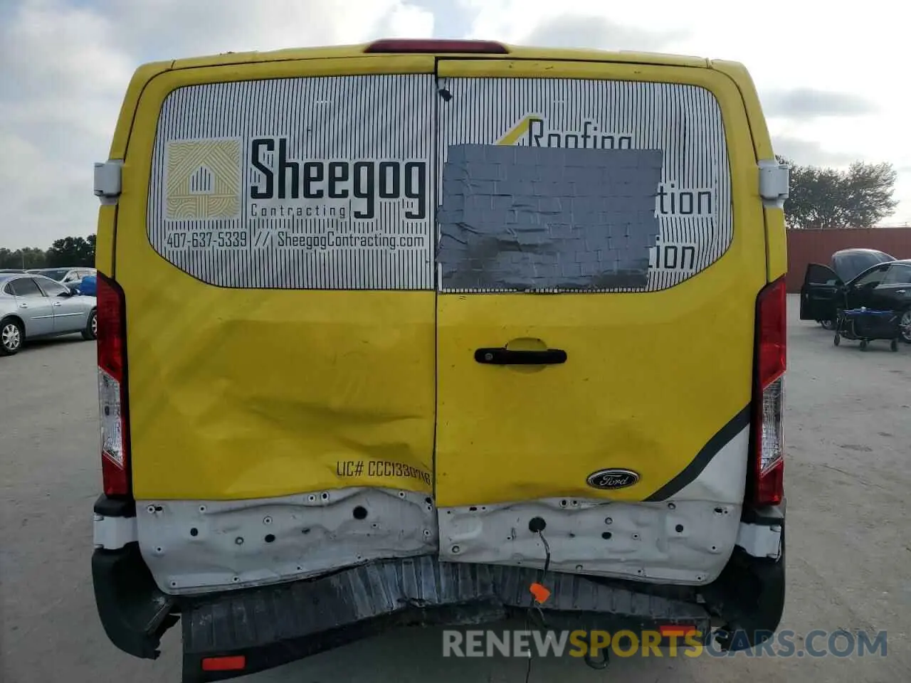 6 Photograph of a damaged car 1FTBR1Y81LKB14001 FORD TRANSIT 2020
