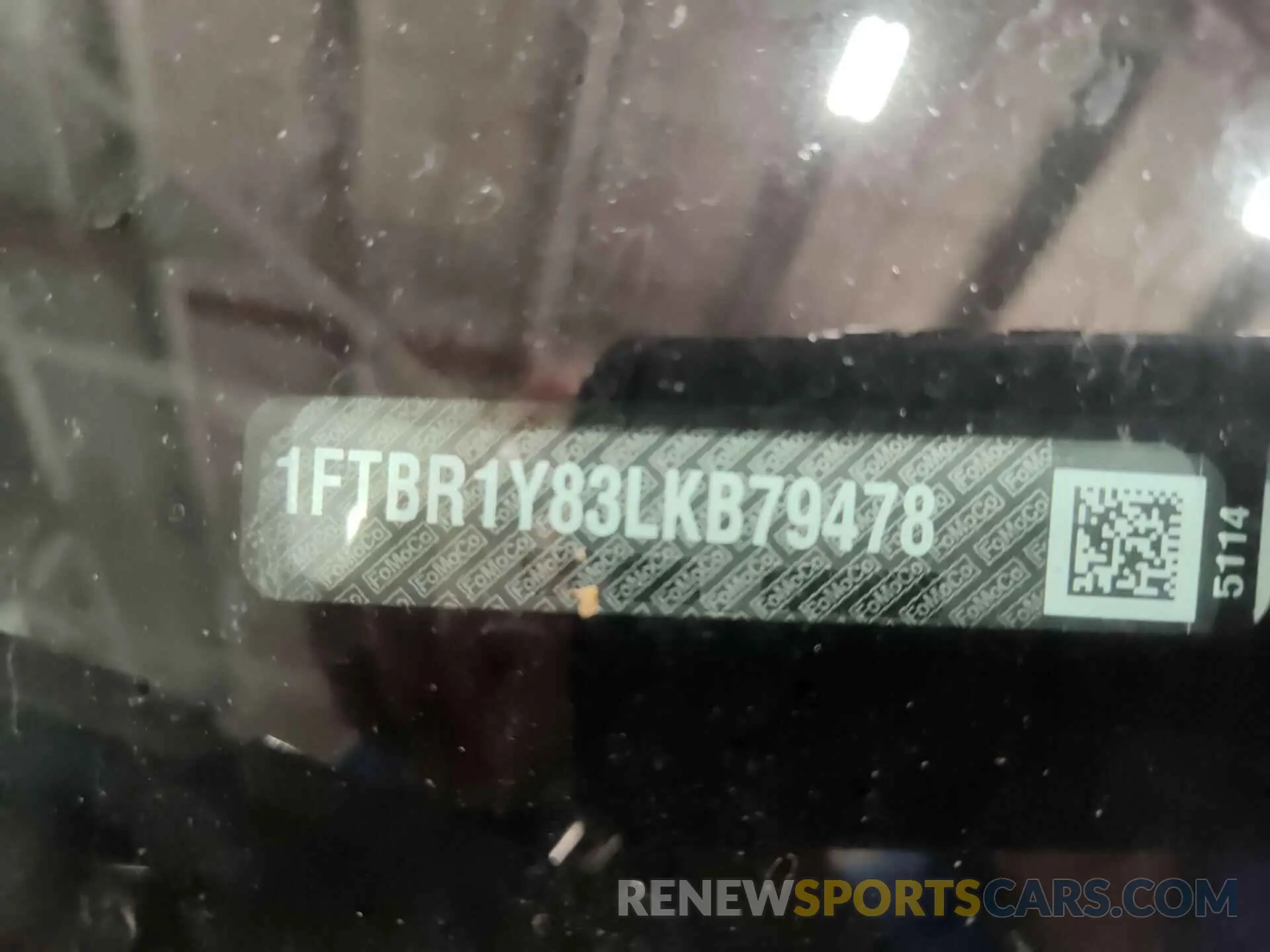 18 Photograph of a damaged car 1FTBR1Y83LKB79478 FORD TRANSIT 2020
