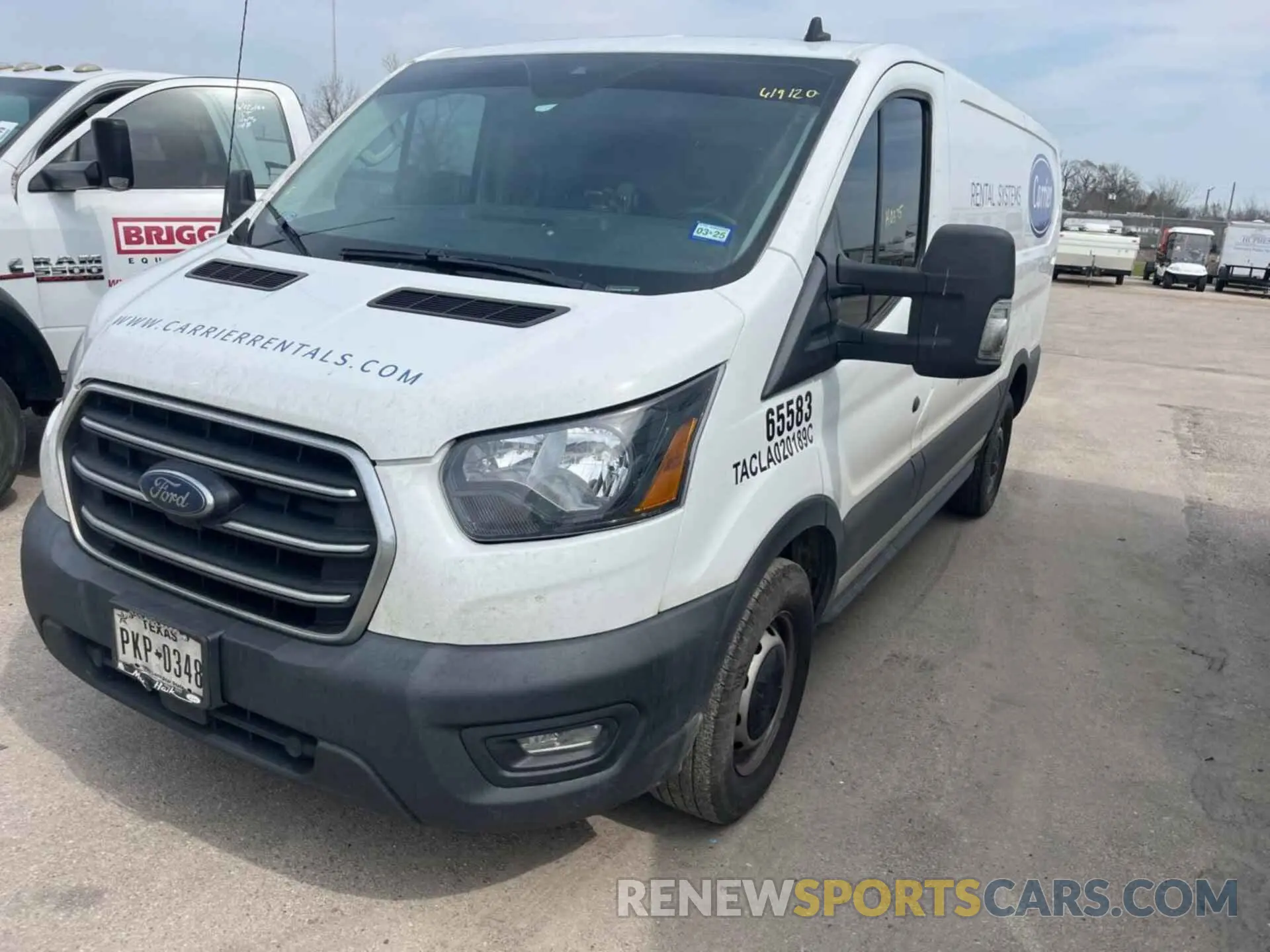 8 Photograph of a damaged car 1FTBR1Y88LKB76592 FORD TRANSIT 2020