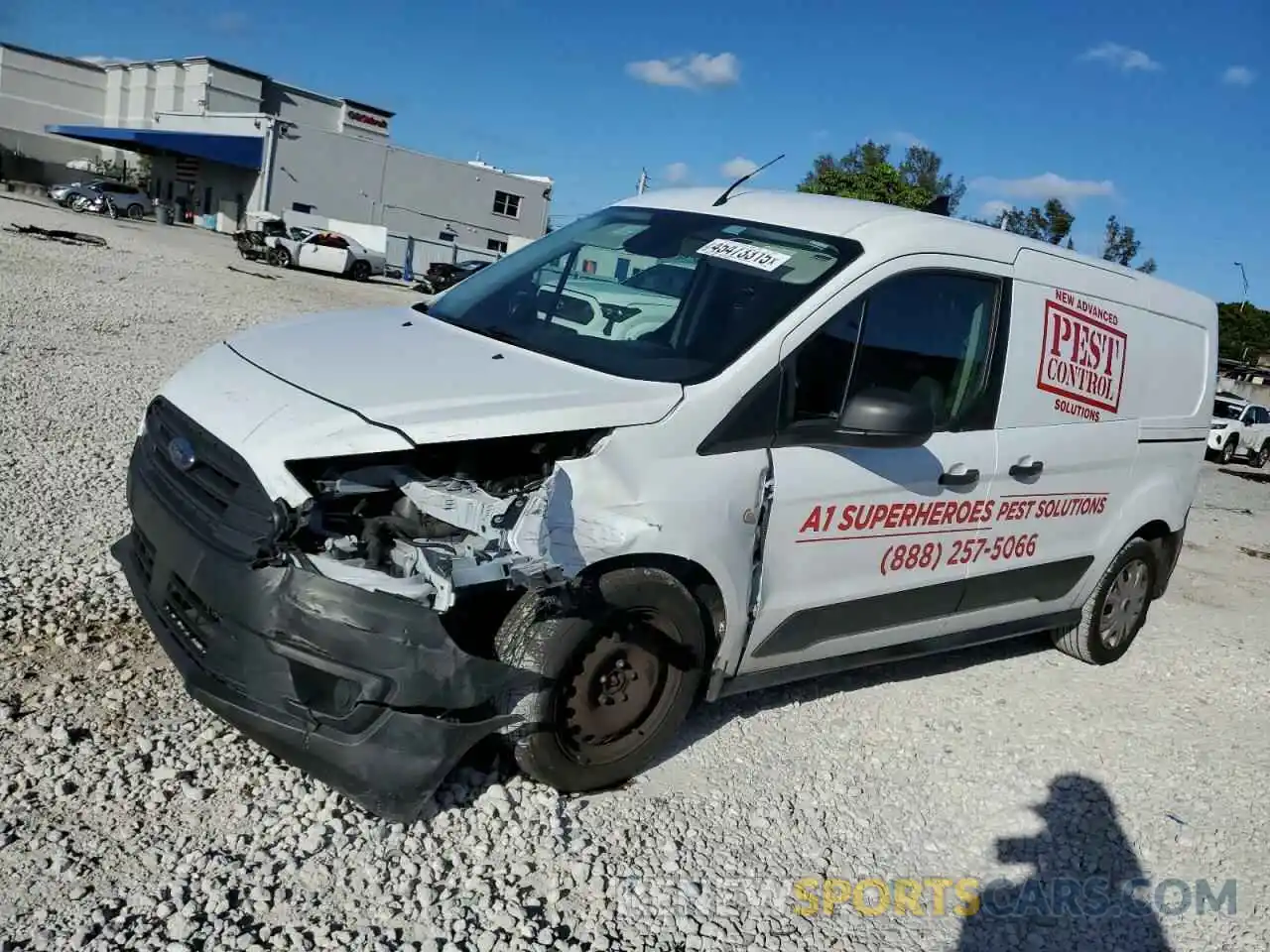 1 Photograph of a damaged car NM0LS7E27L1469205 FORD TRANSIT 2020